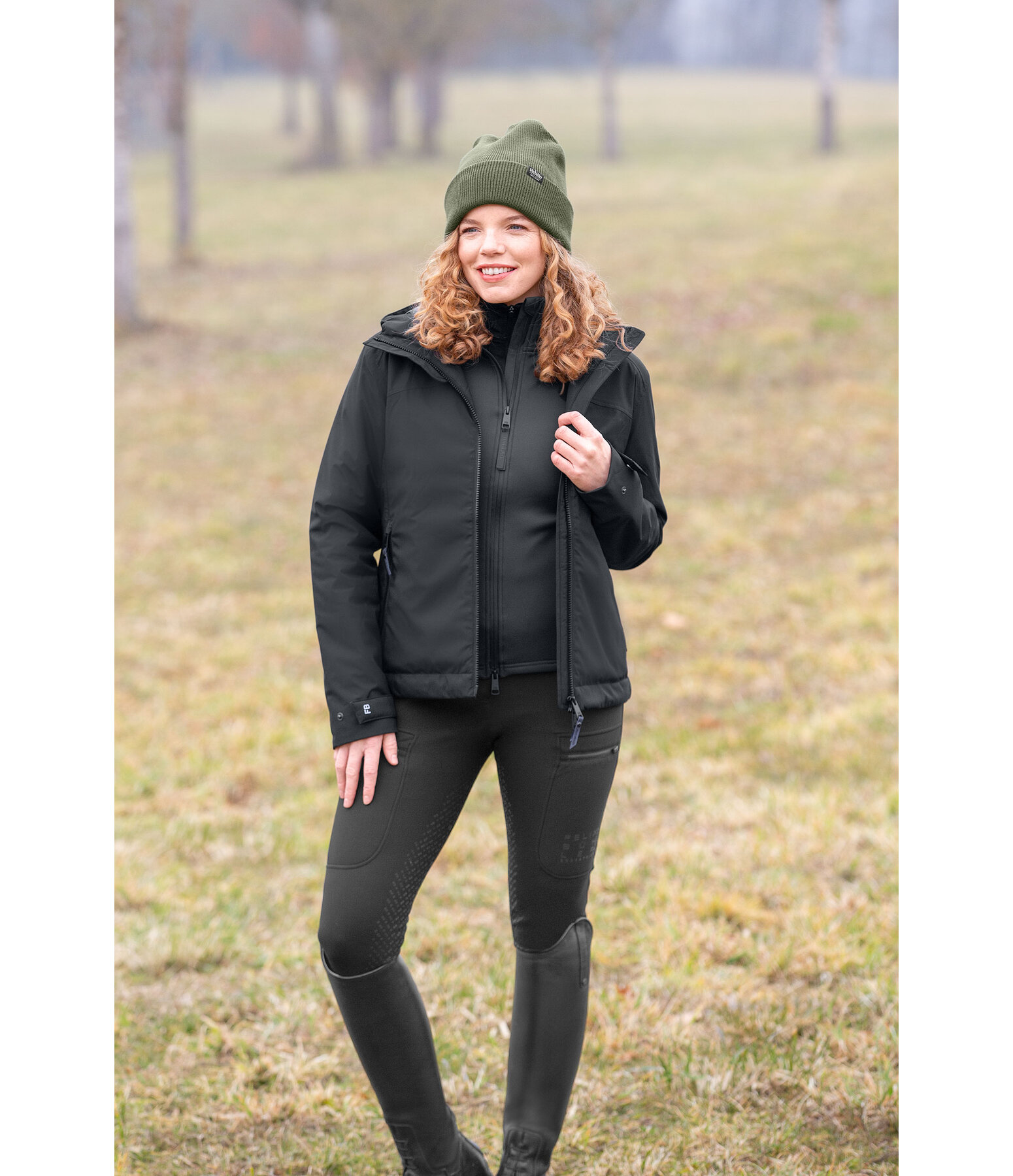 Veste d'quitation technique  capuche  Emelie