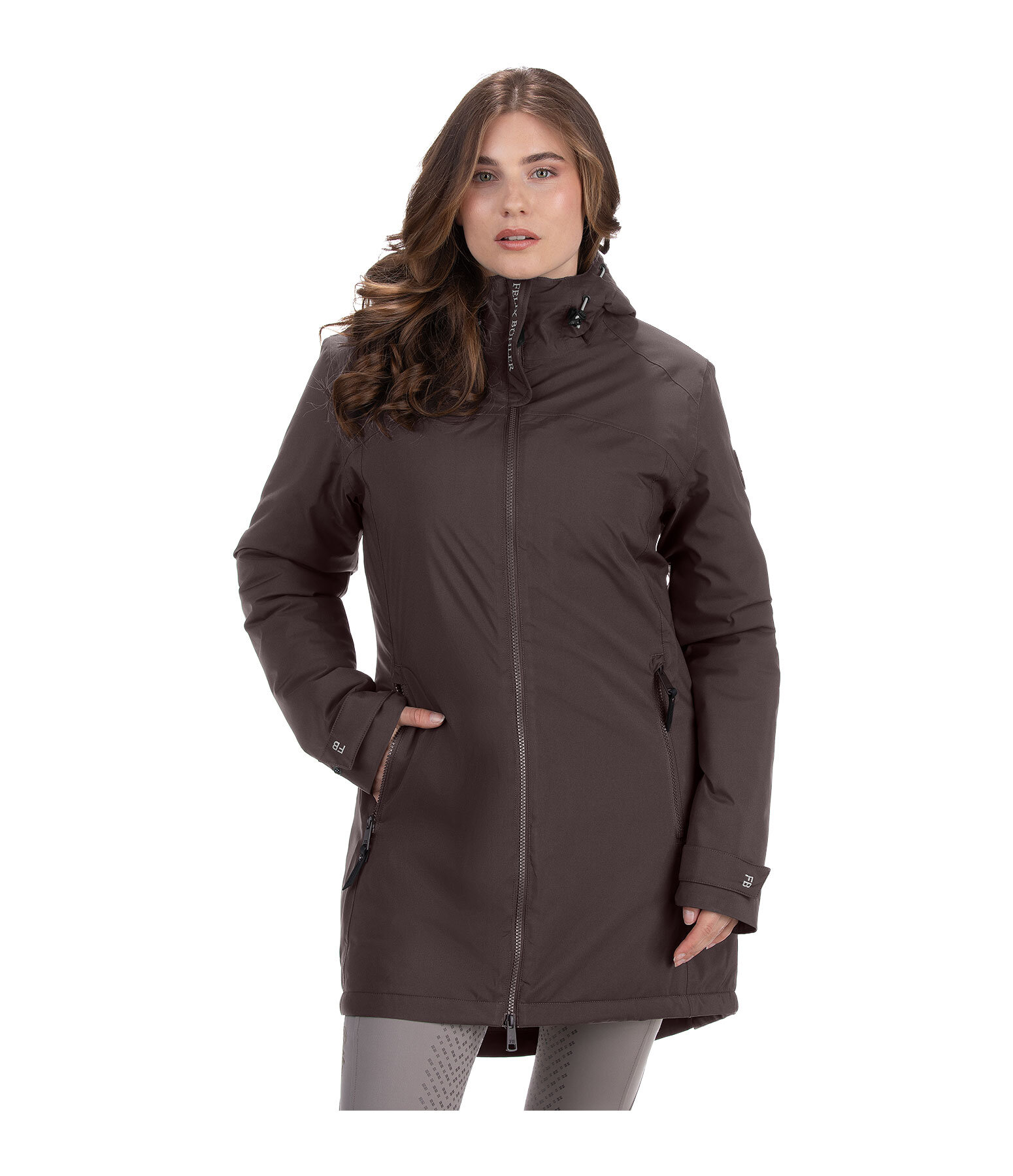 Manteau d'�quitation technique � capuche  Eliza II