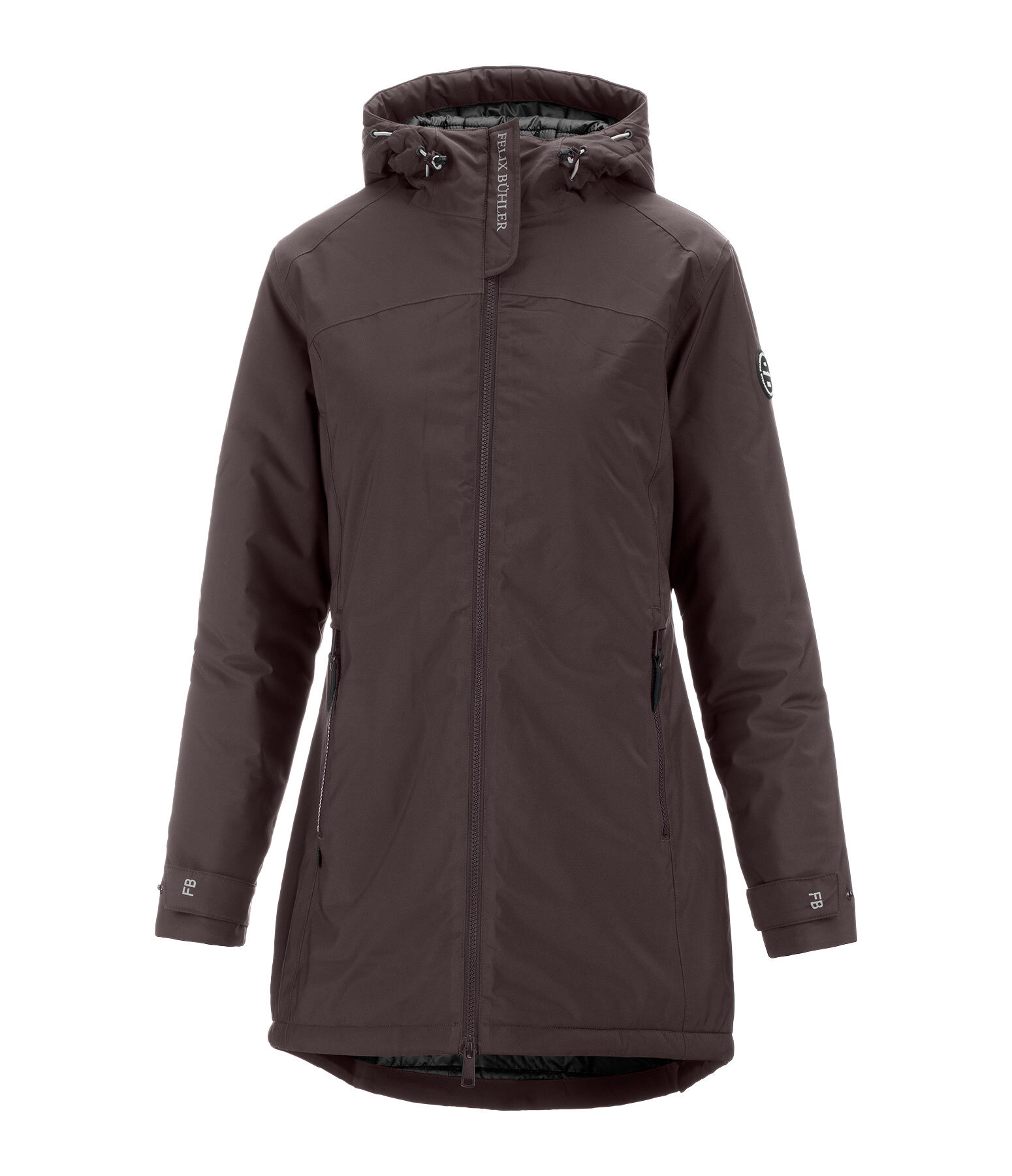 Manteau d'�quitation technique � capuche  Eliza II