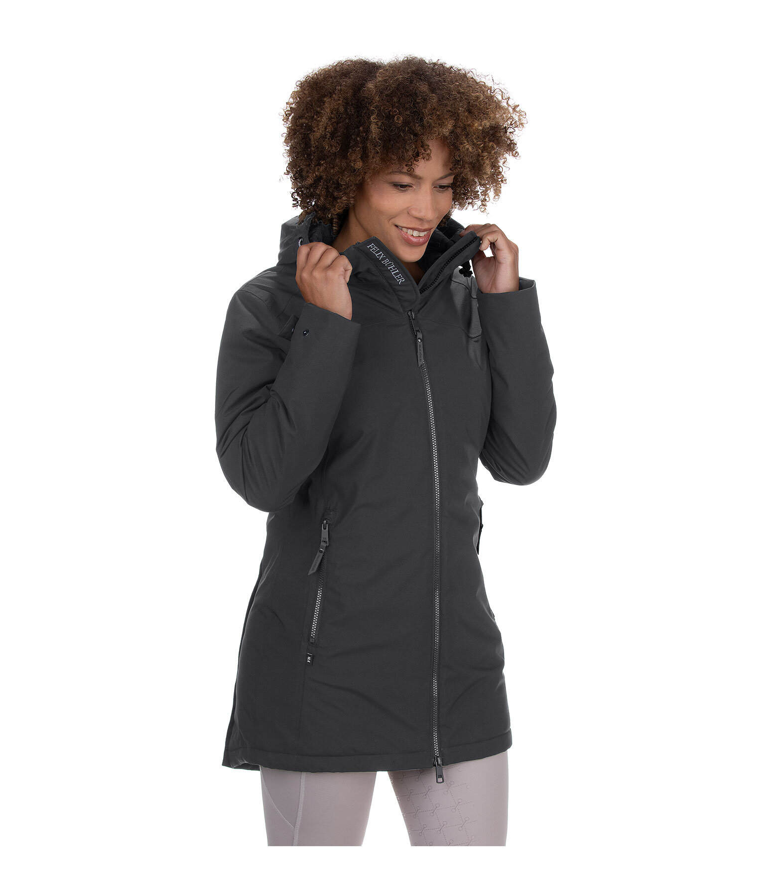 Manteau d'quitation technique  capuche  Eliza II