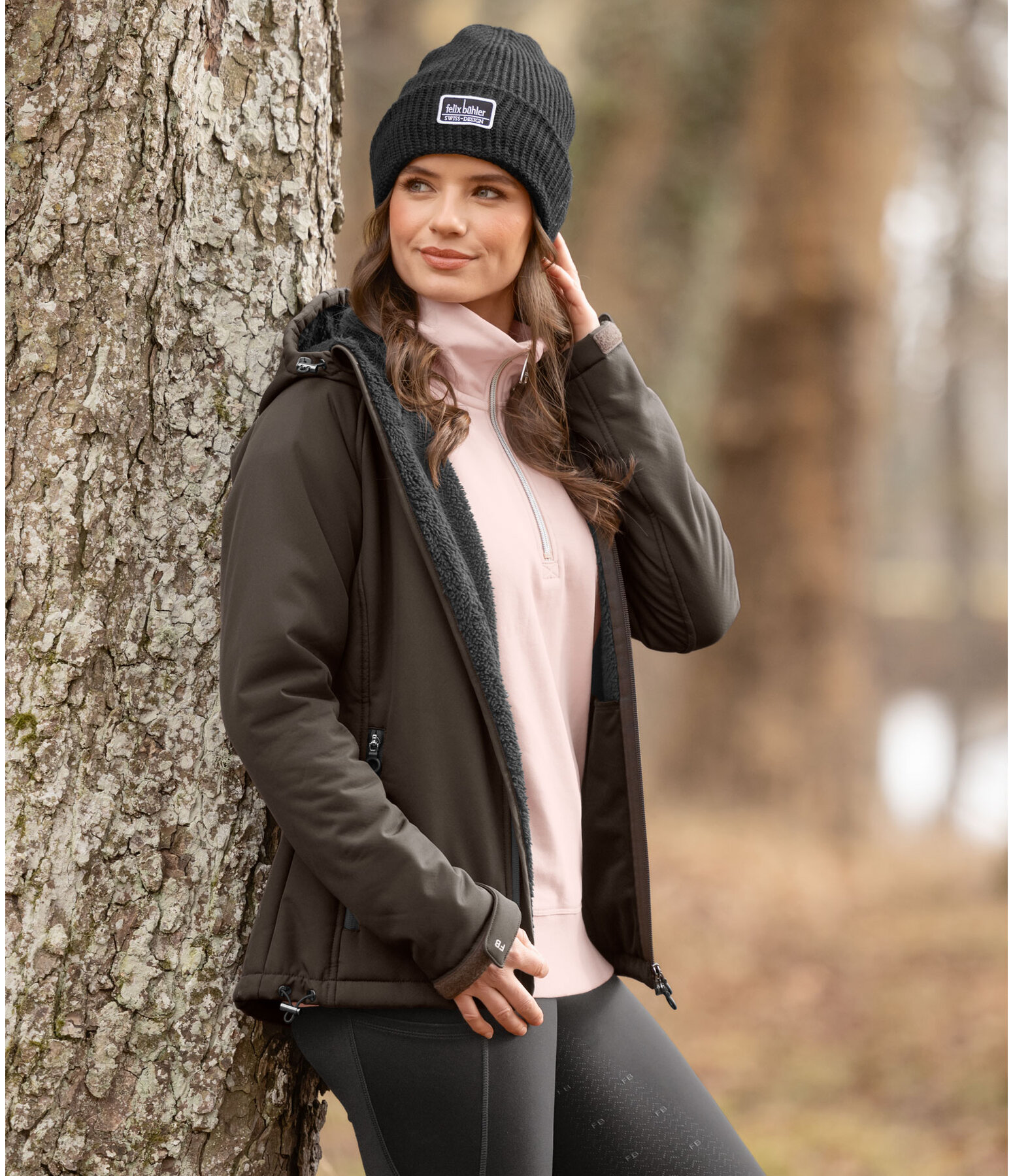 Veste d'�quitation softshell � capuche  Lara II