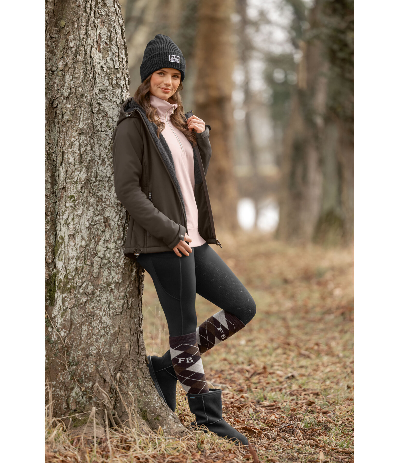 Veste d'�quitation softshell � capuche  Lara II