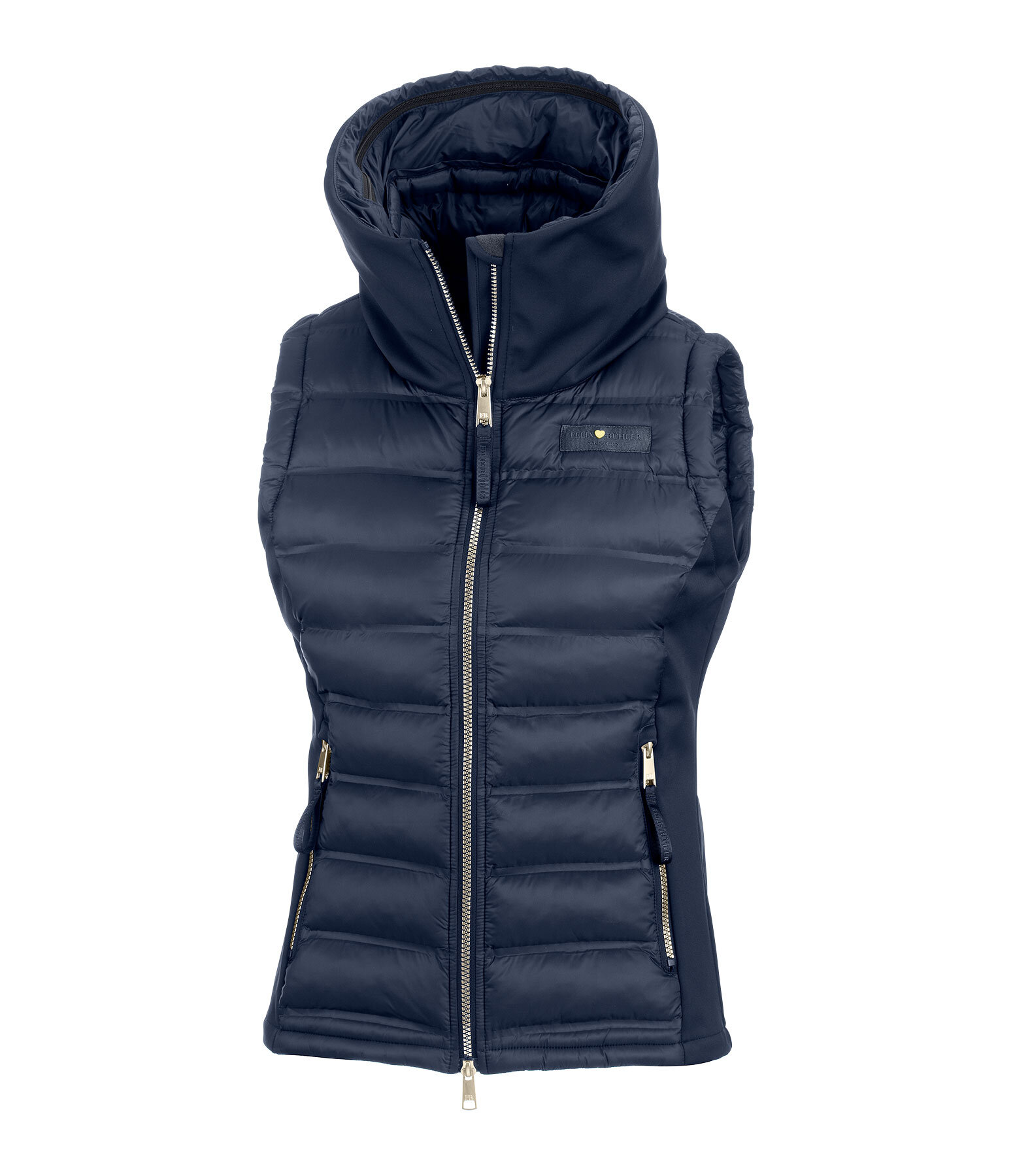 Gilet d'quitation softshell bi-matire  capuche  Jessy