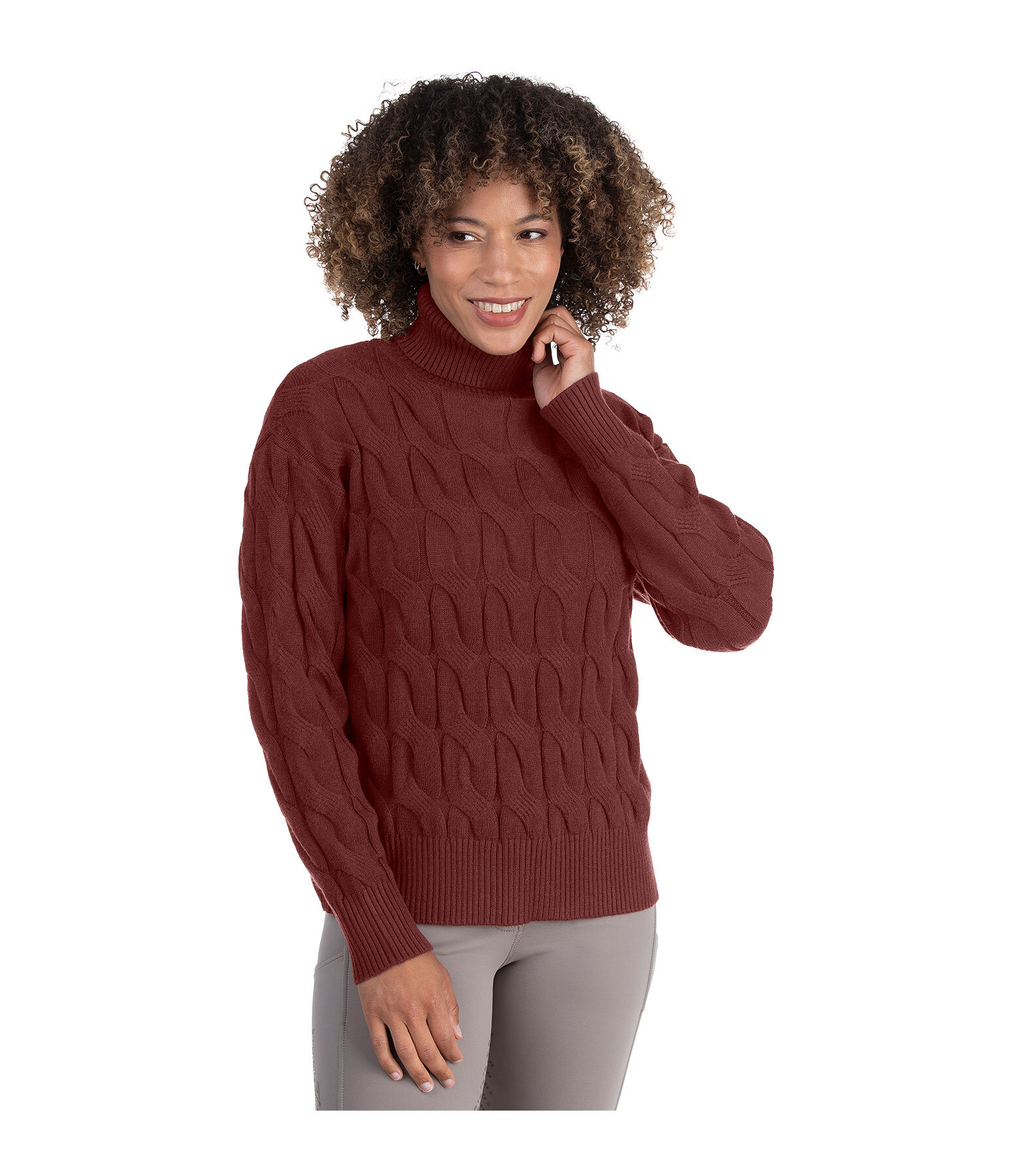 Pull-over � col roul�  Lea