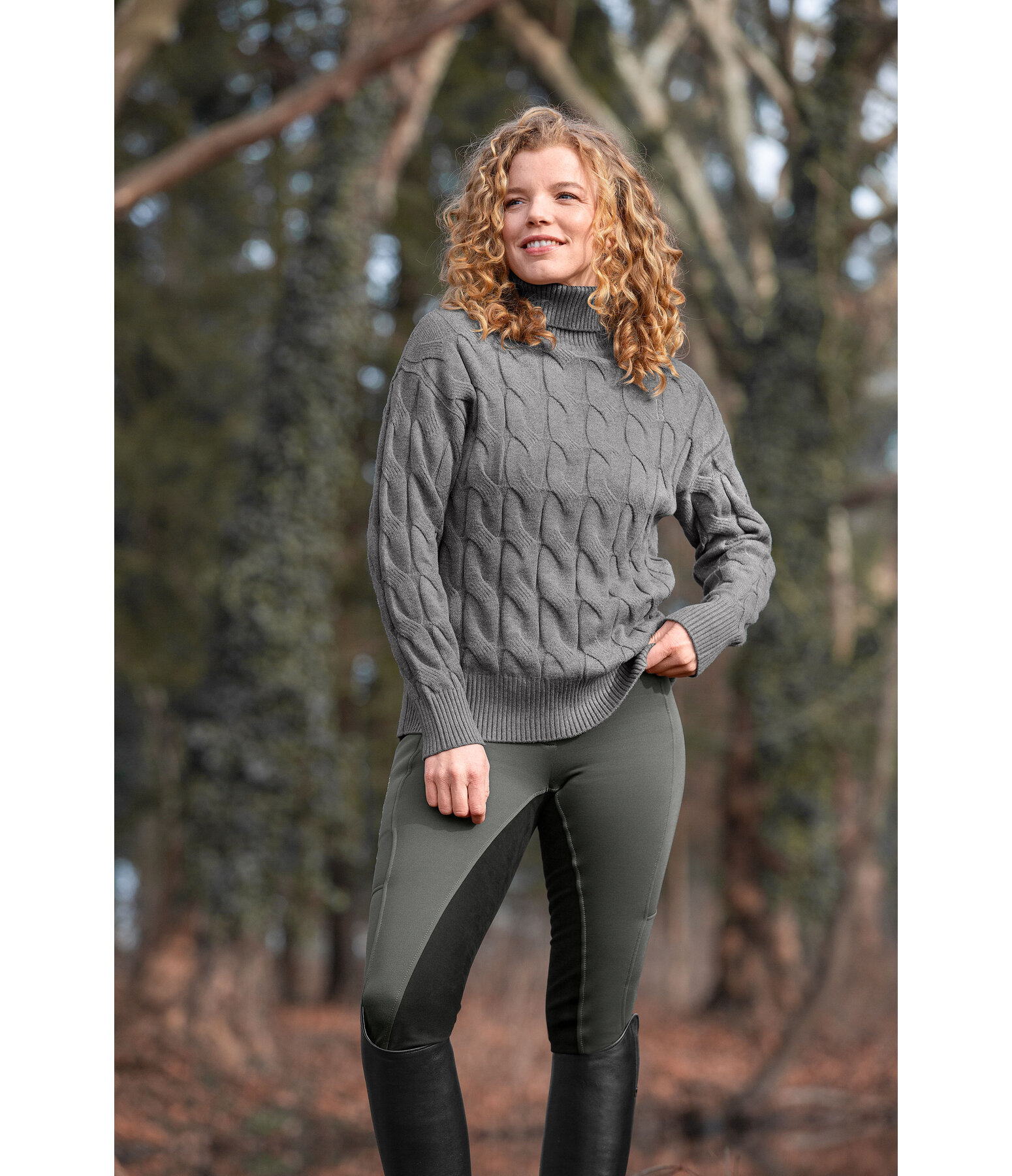 Pull-over  col roul  Lea