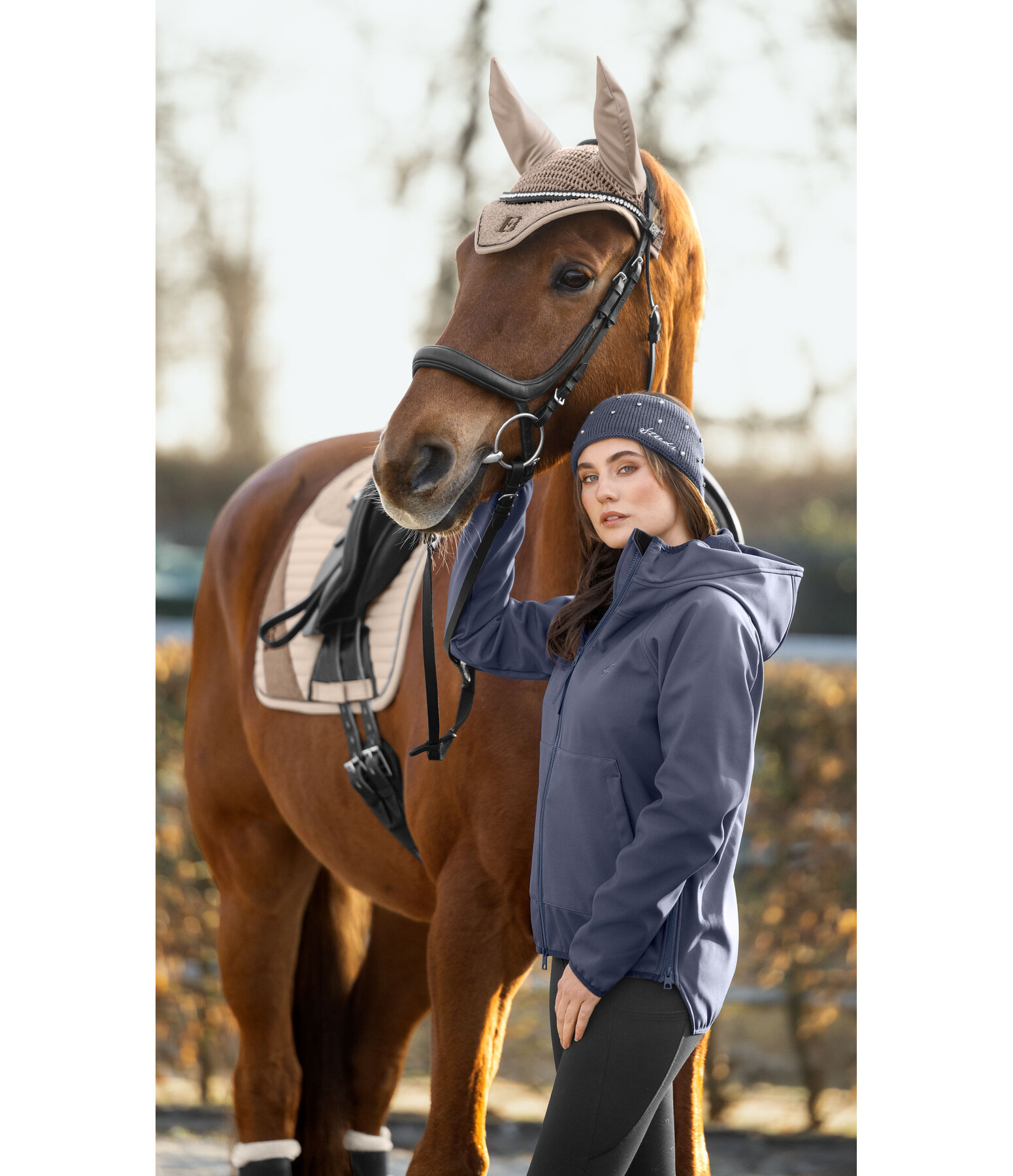 Veste softshell � capuche  Yola