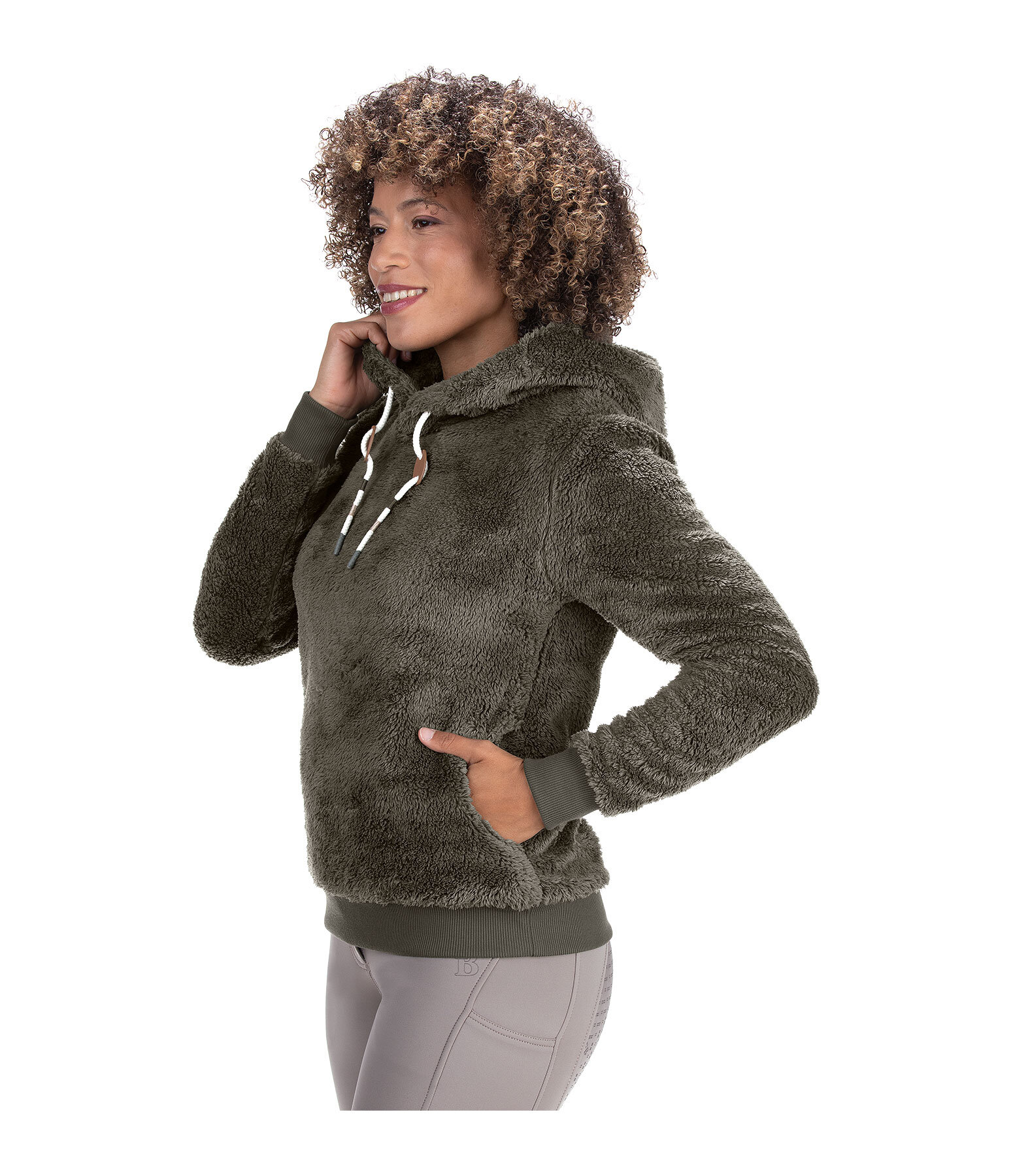 Sweat � capuche en polaire Teddy  Bella