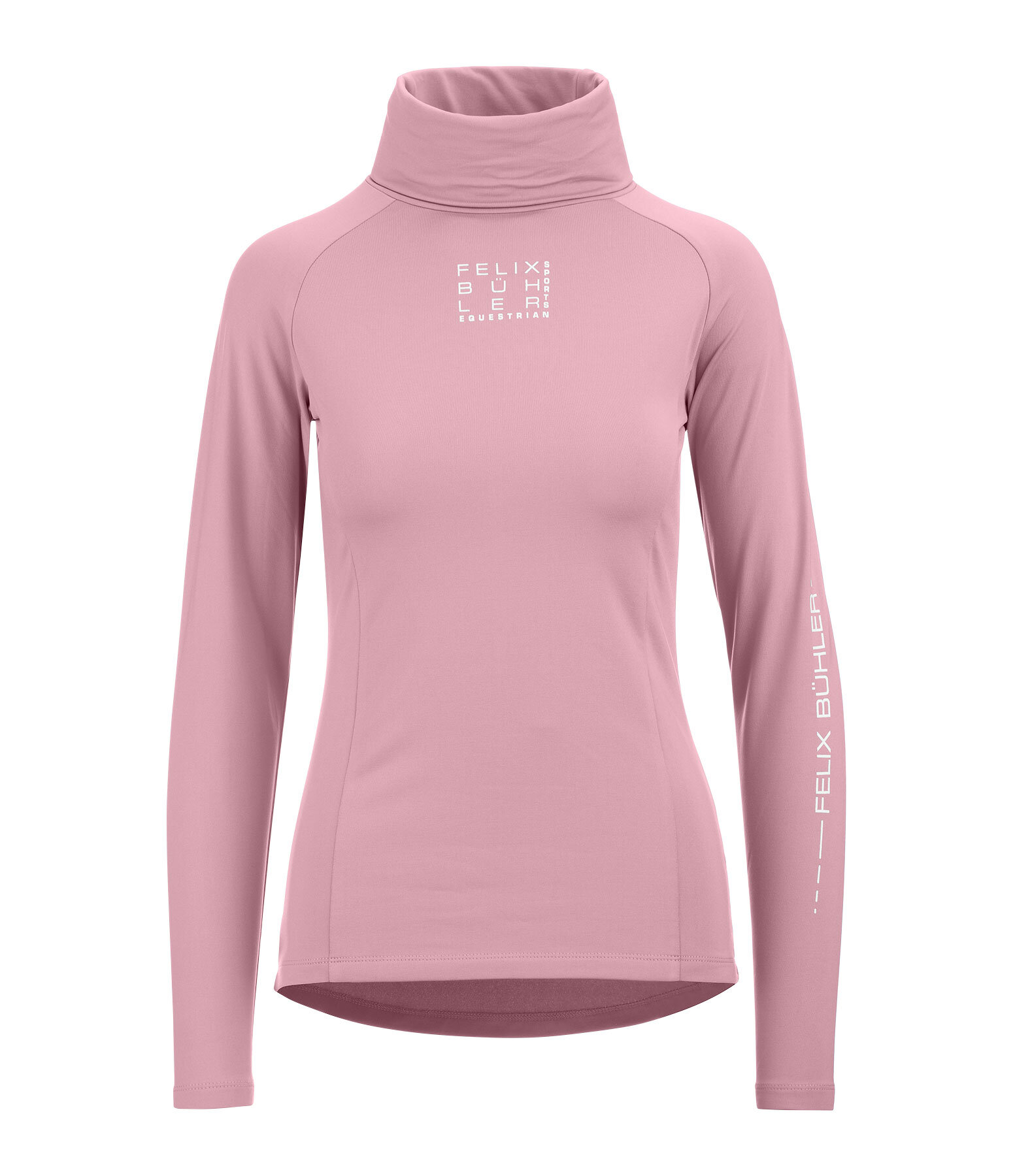 T-shirt col roul� en stretch � manches longues  Performance Jonna