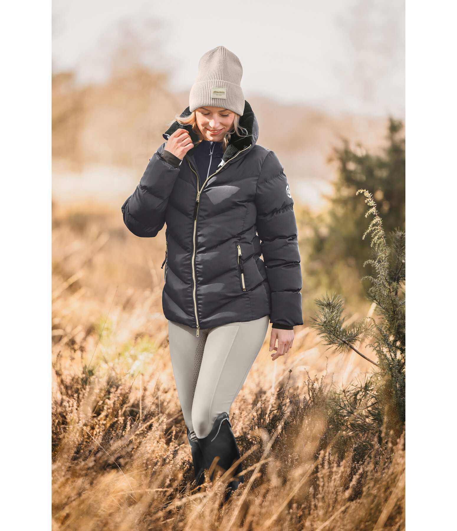 Veste d'quitation matelasse  Emma