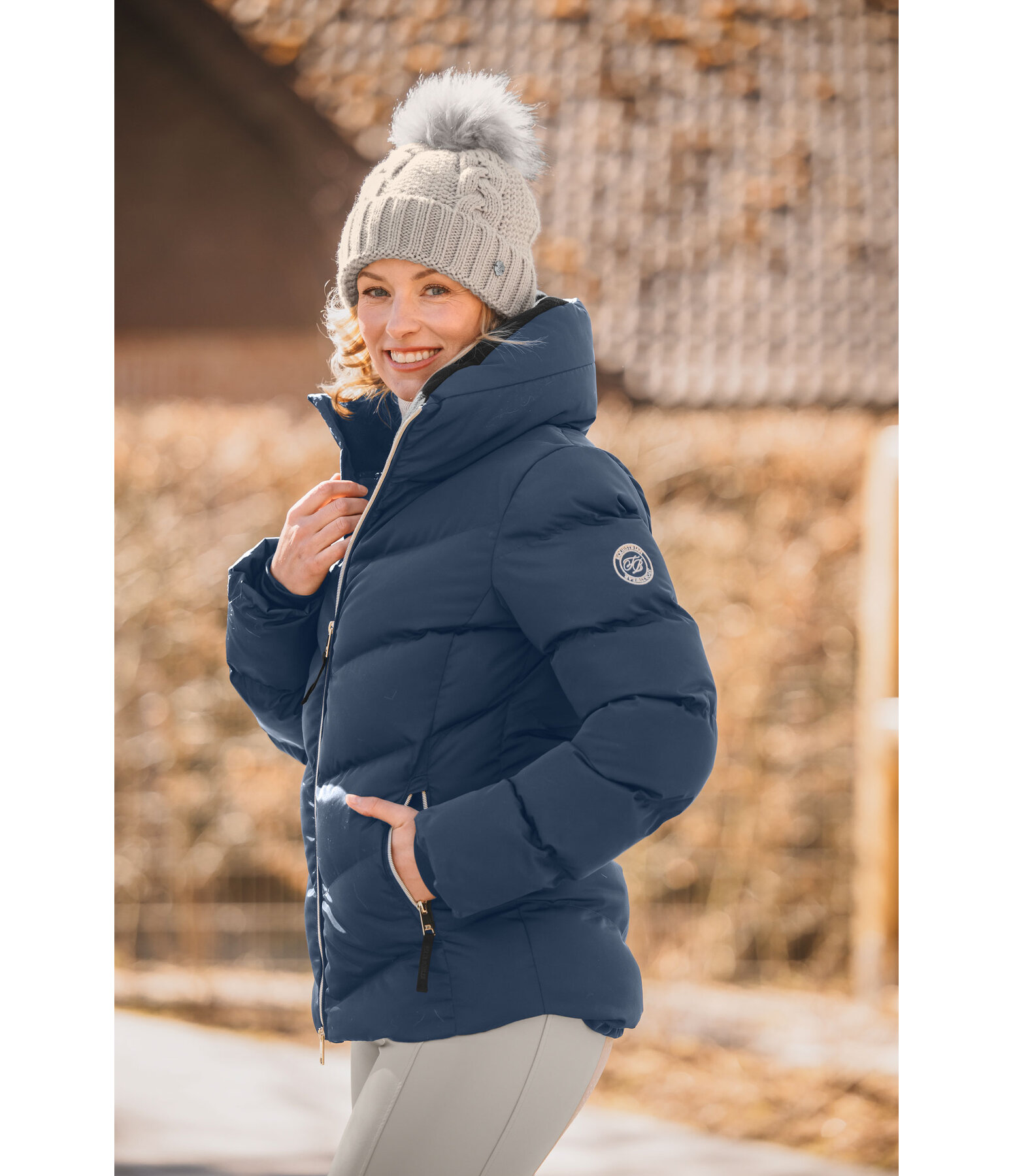Veste d'quitation matelasse  Emma