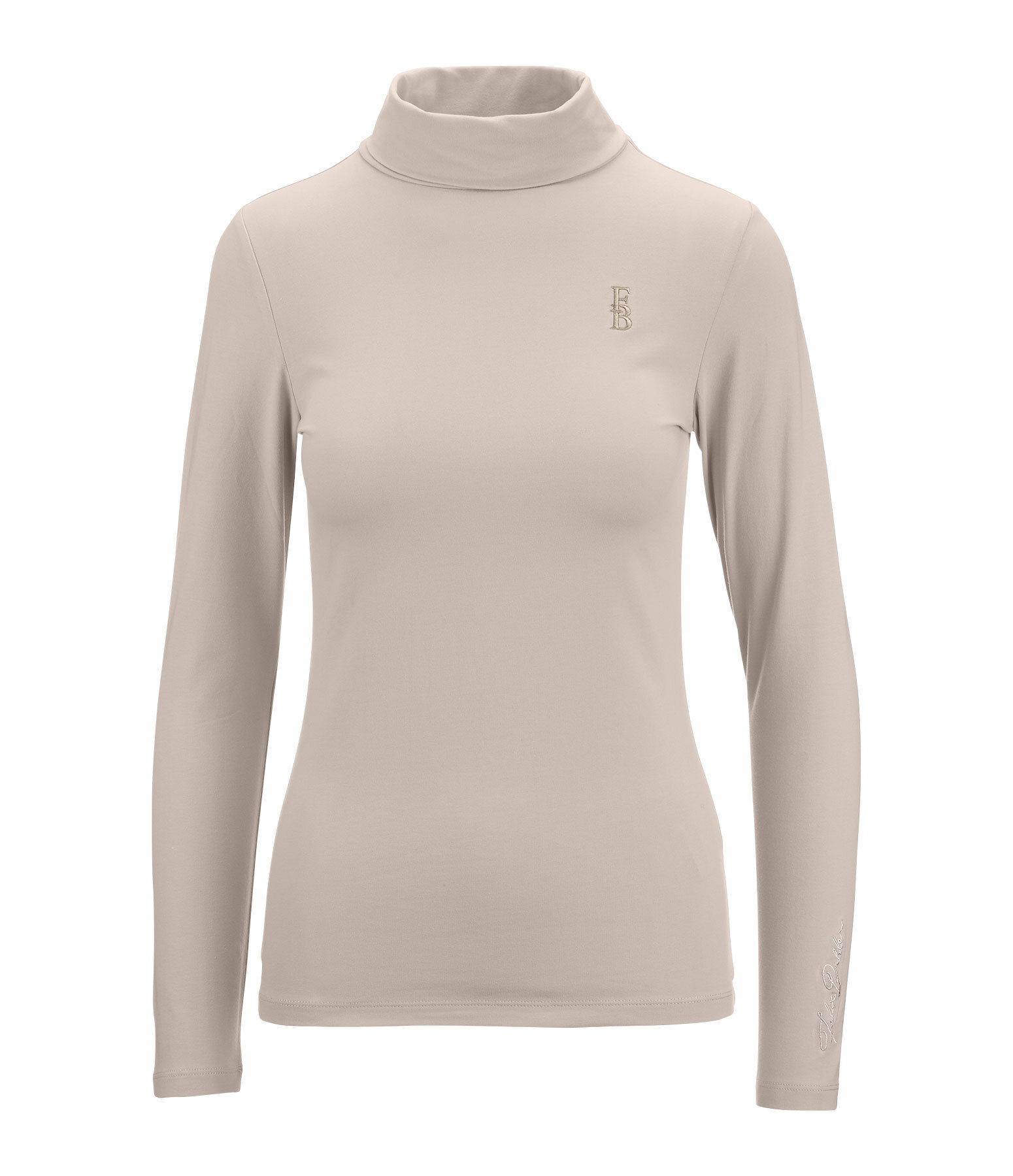 T-shirt col roul  manches longues  Claire