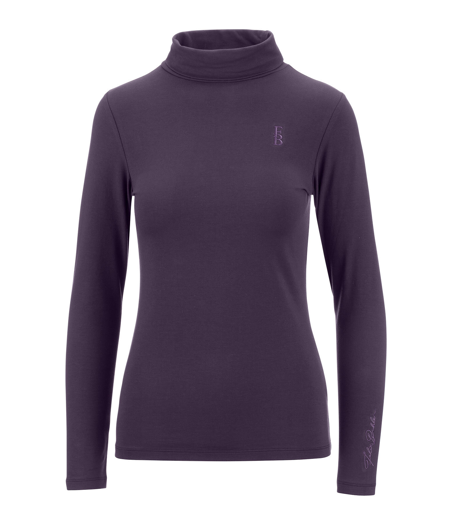 T-shirt col roul  manches longues  Claire