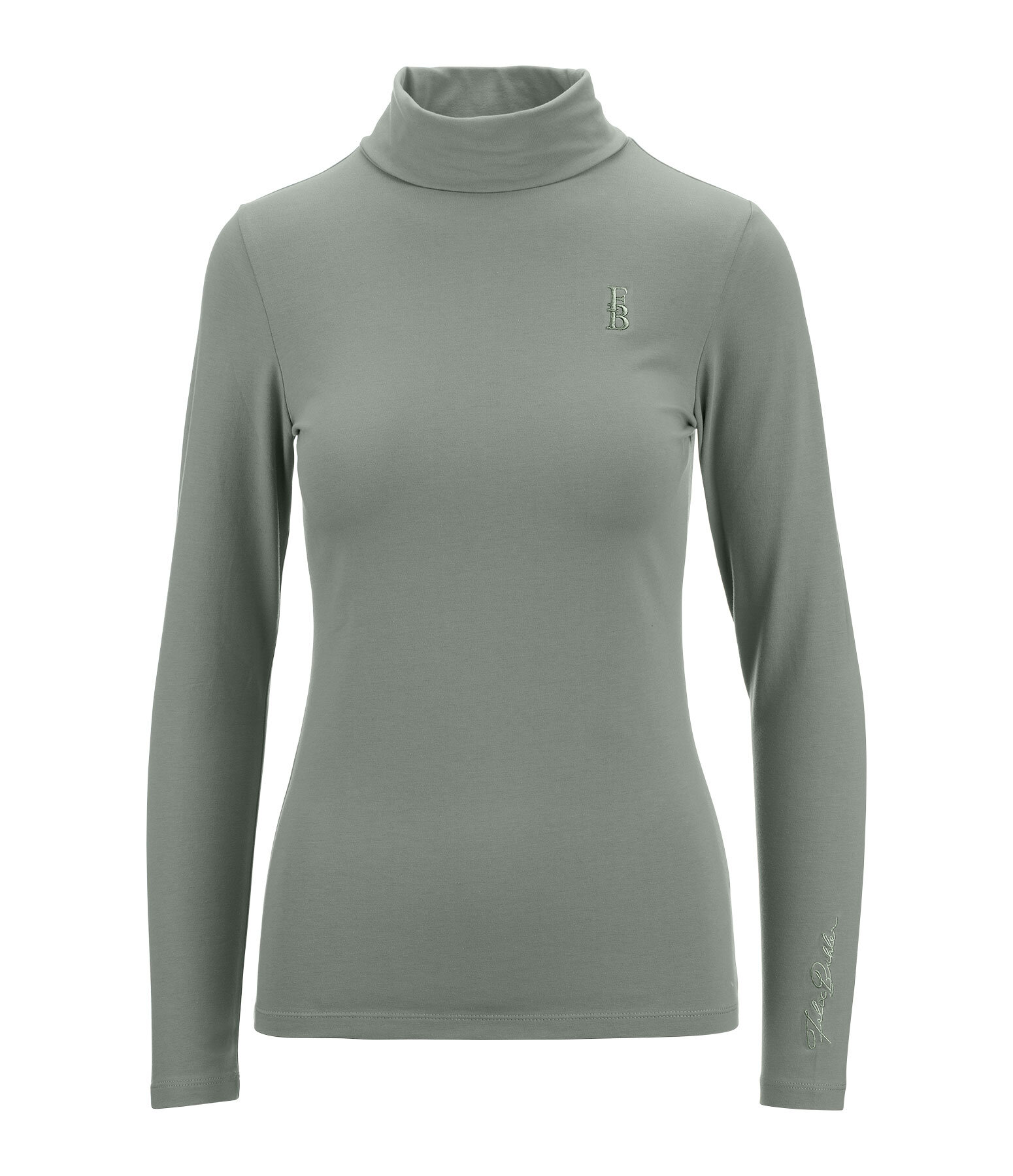 T-shirt col roul  manches longues  Claire