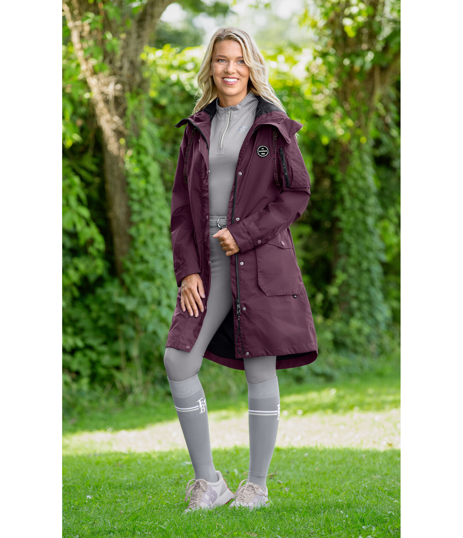Parka d'�quitation technique � capuche  Emily II