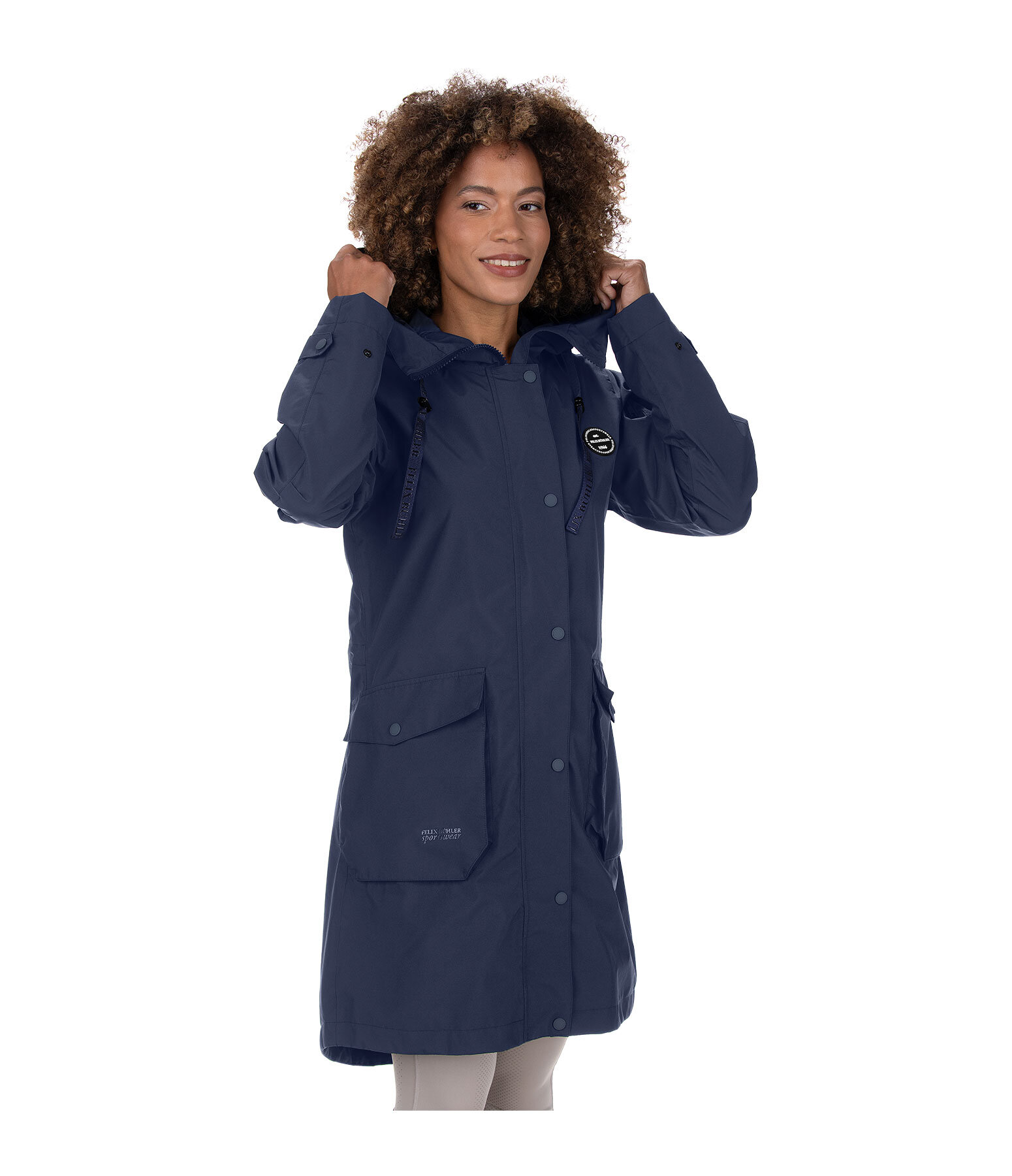 Parka d'�quitation technique � capuche  Emily II