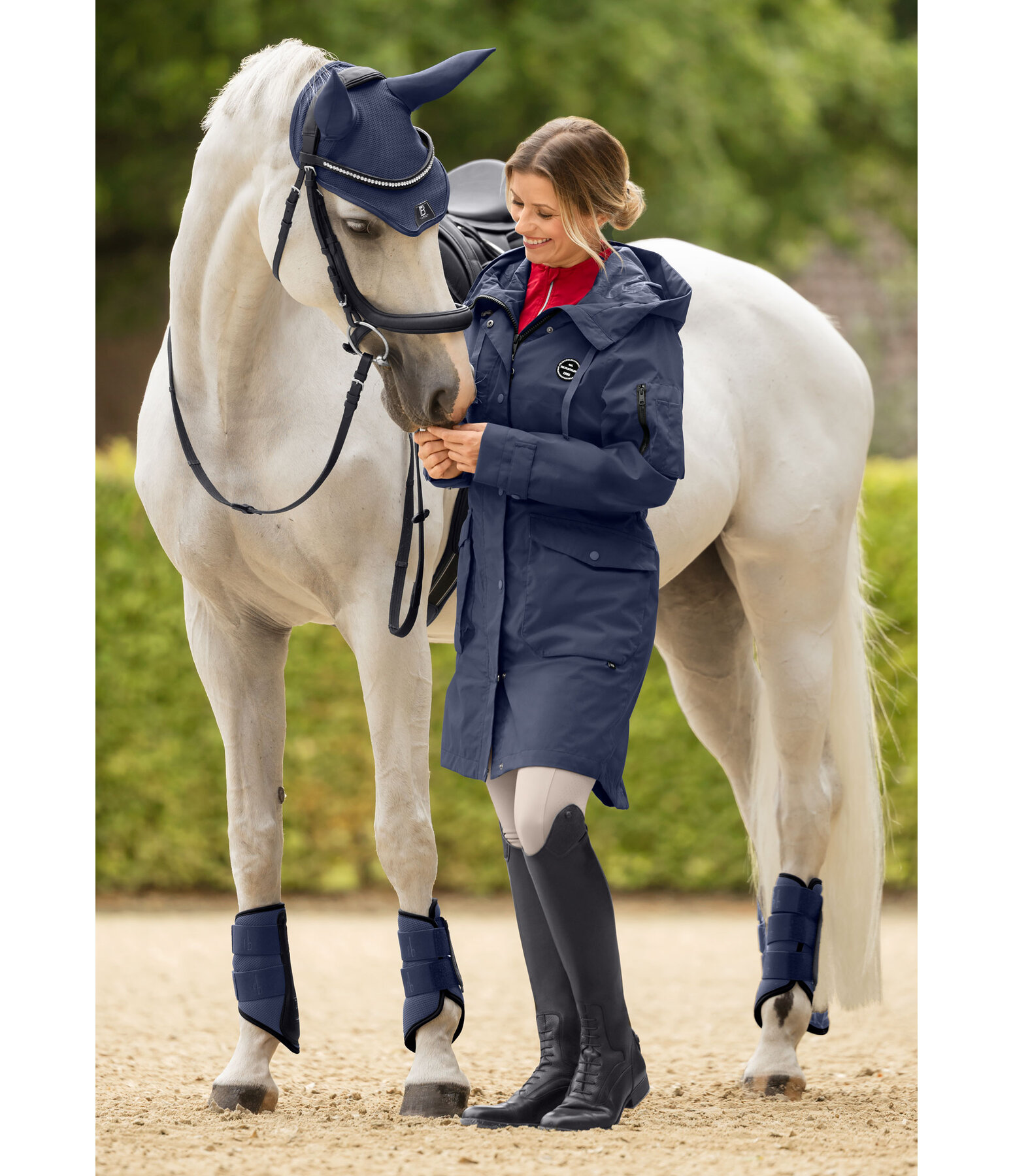 Parka d'�quitation technique � capuche  Emily II