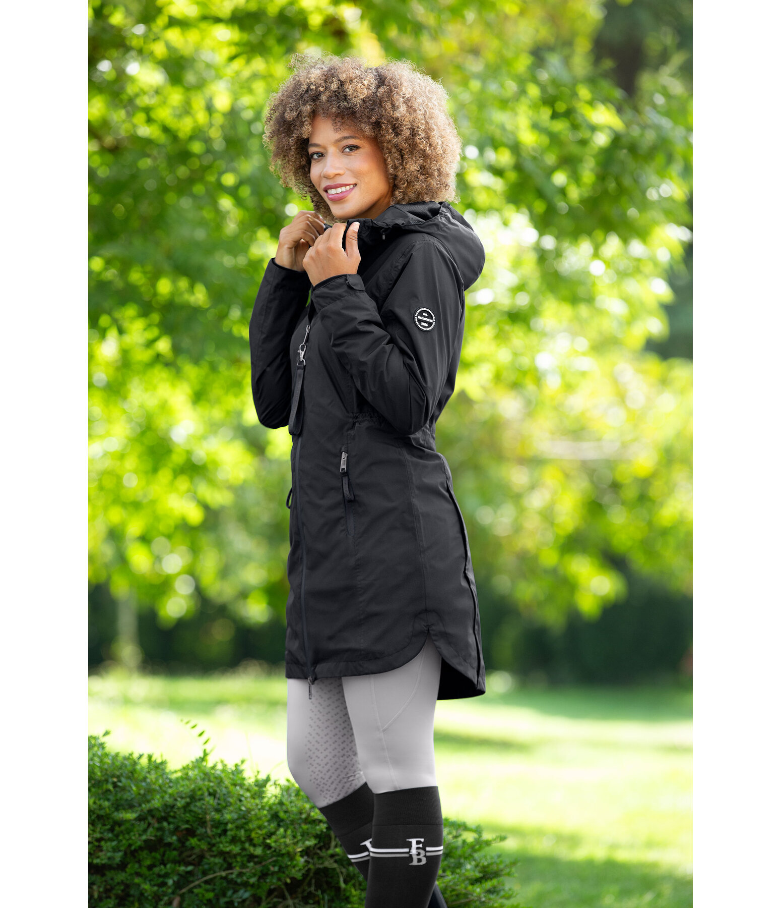 Parka d'�quitation technique � capuche  Jule Life Cycle