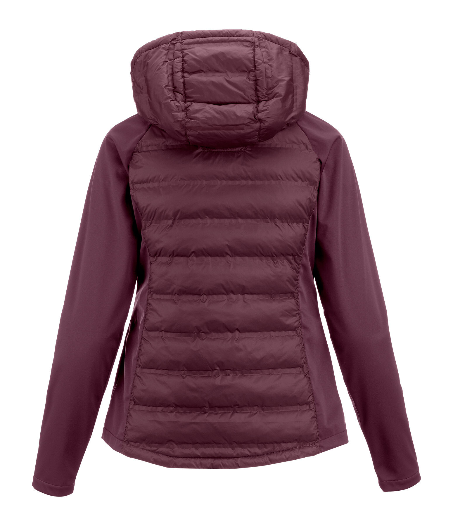 Veste bi-mati�re � capuche  Jolien