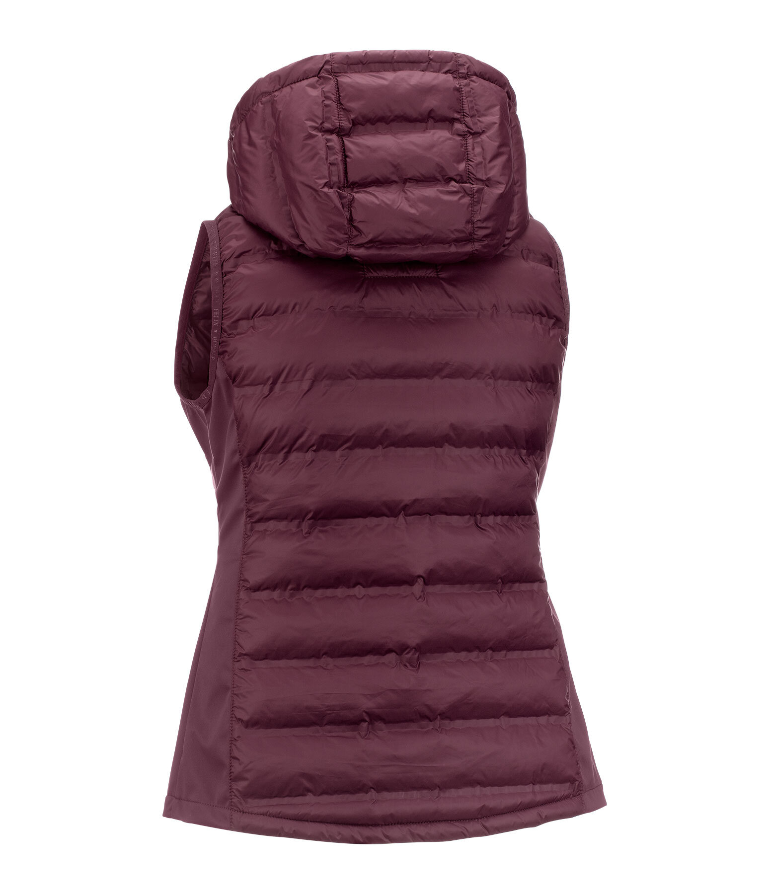 Gilet bi-mati�re � capuche  Josy