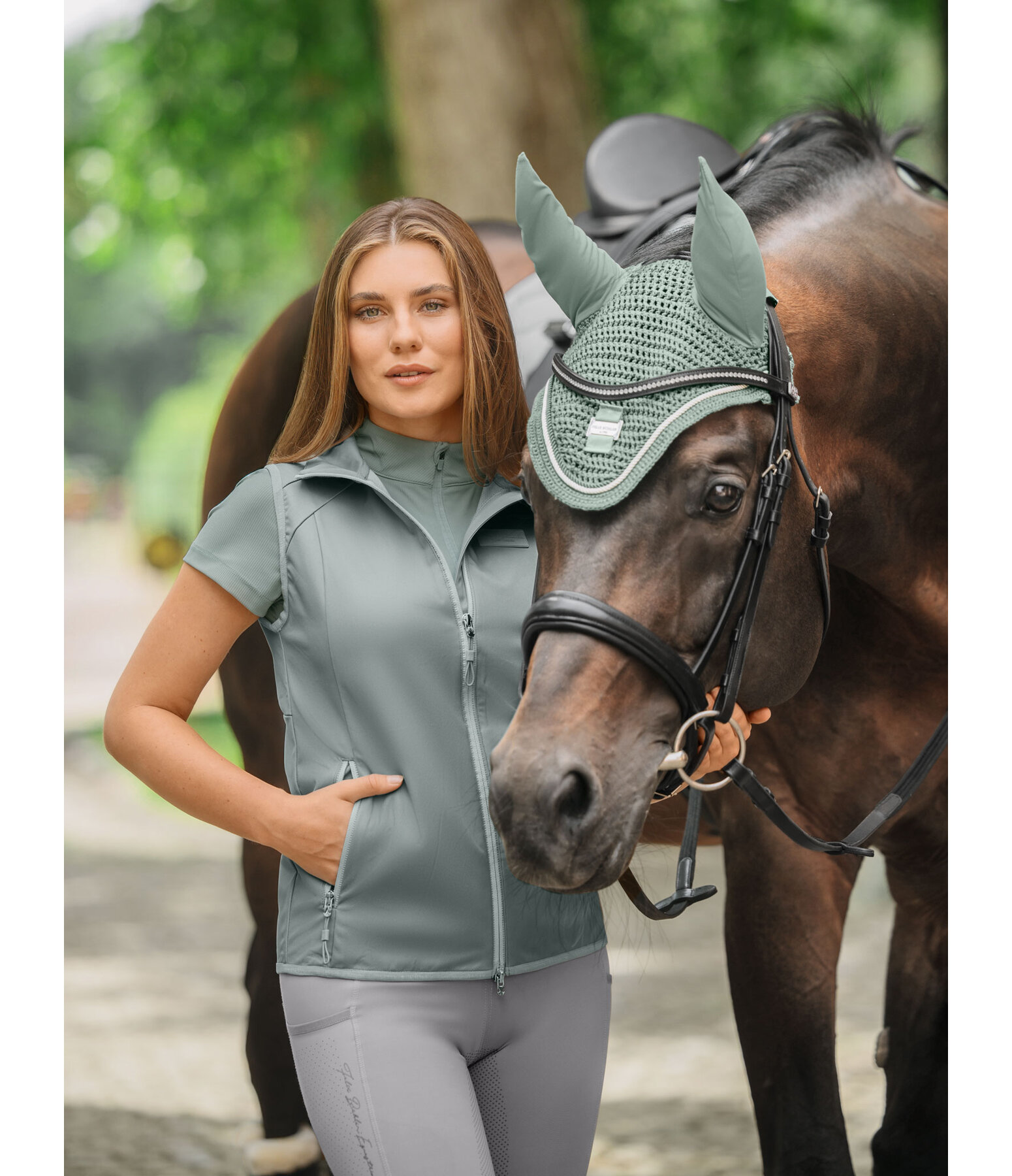 Gilet d'�quitation softshell  Leona