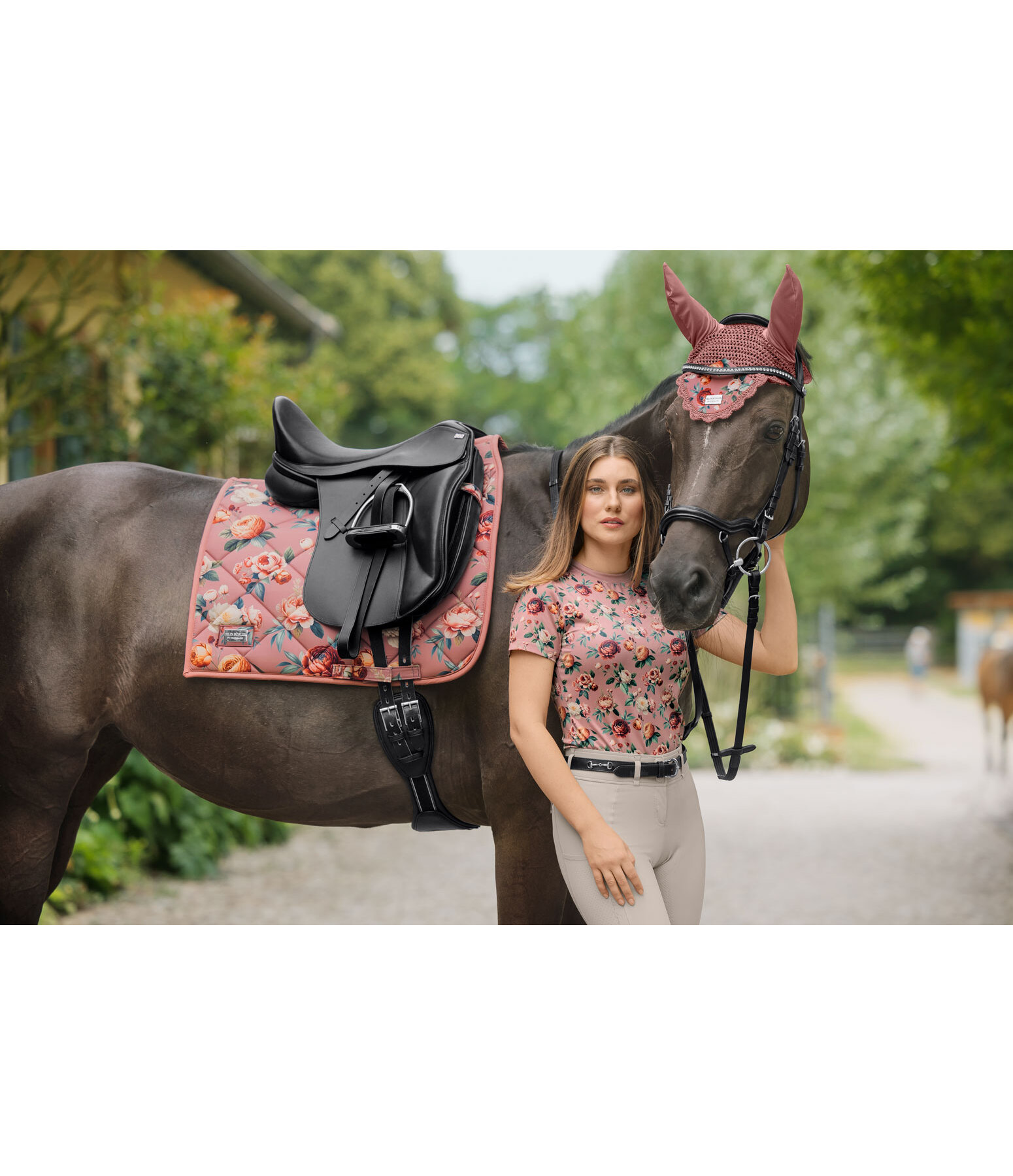 T-shirt technique cropped  Fleur