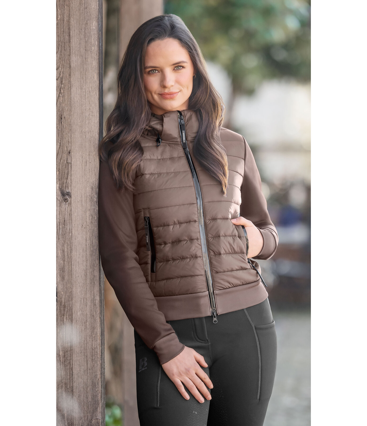 Veste bi-mati�re softshell  Sabine