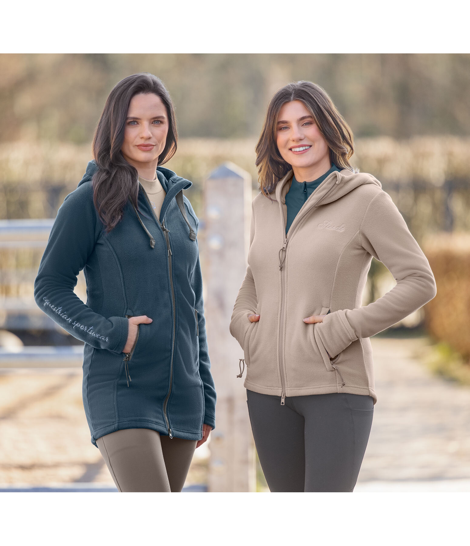 Manteau polaire � capuche  Greta