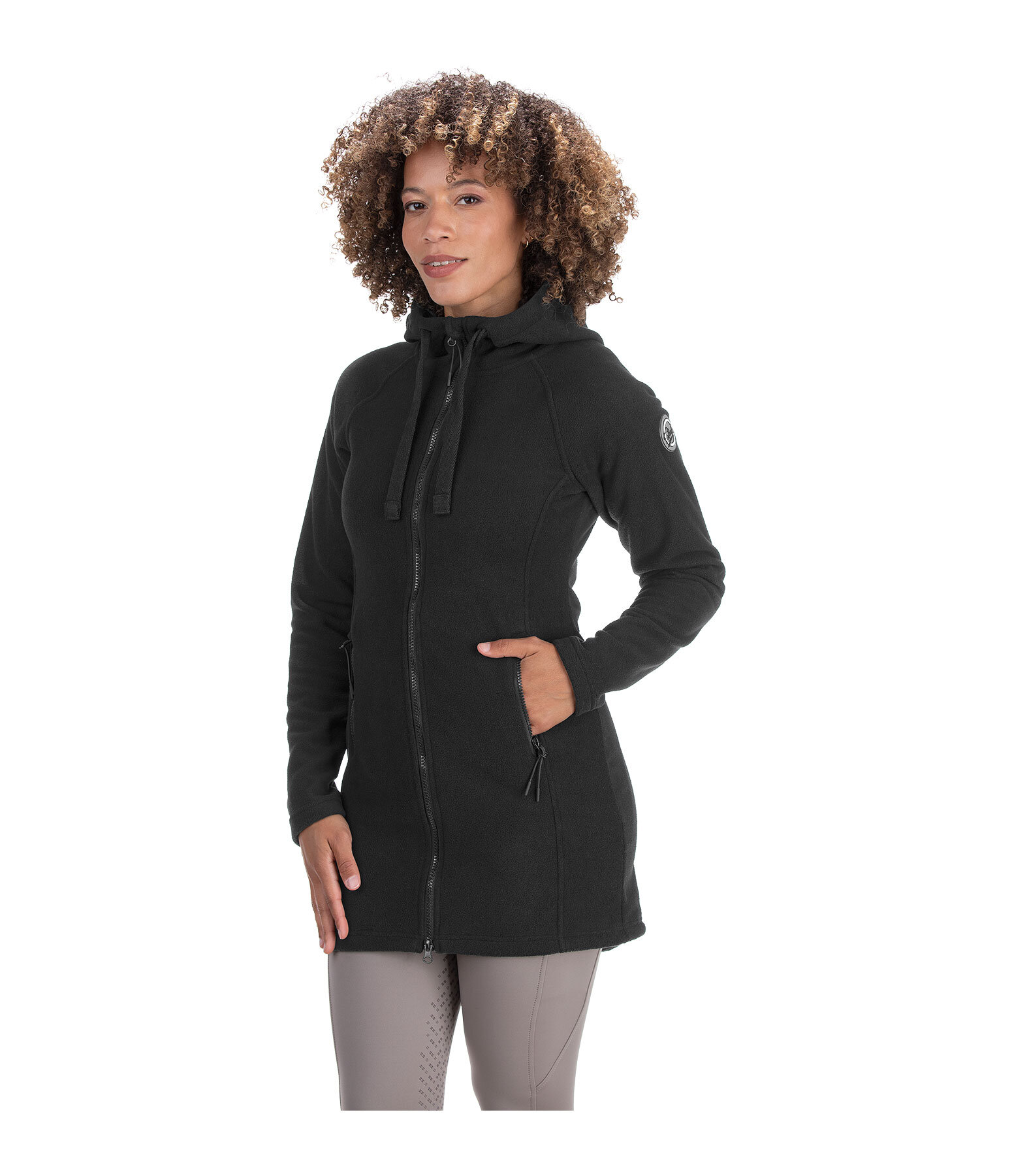 Manteau polaire � capuche  Greta