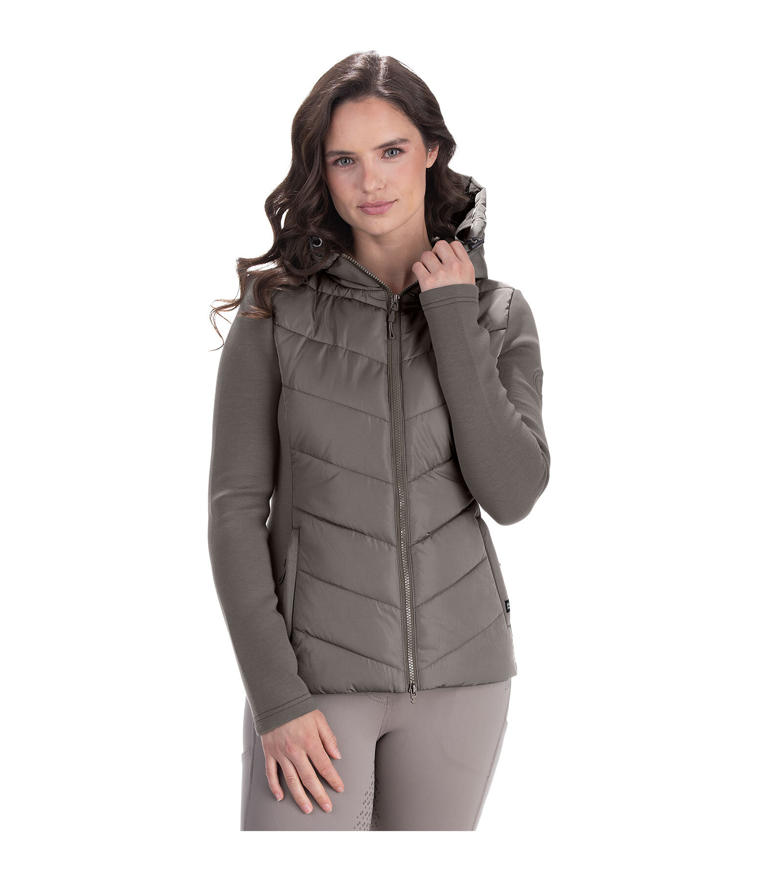 Veste d'�quitation bi-mati�re � capuche  Melli II