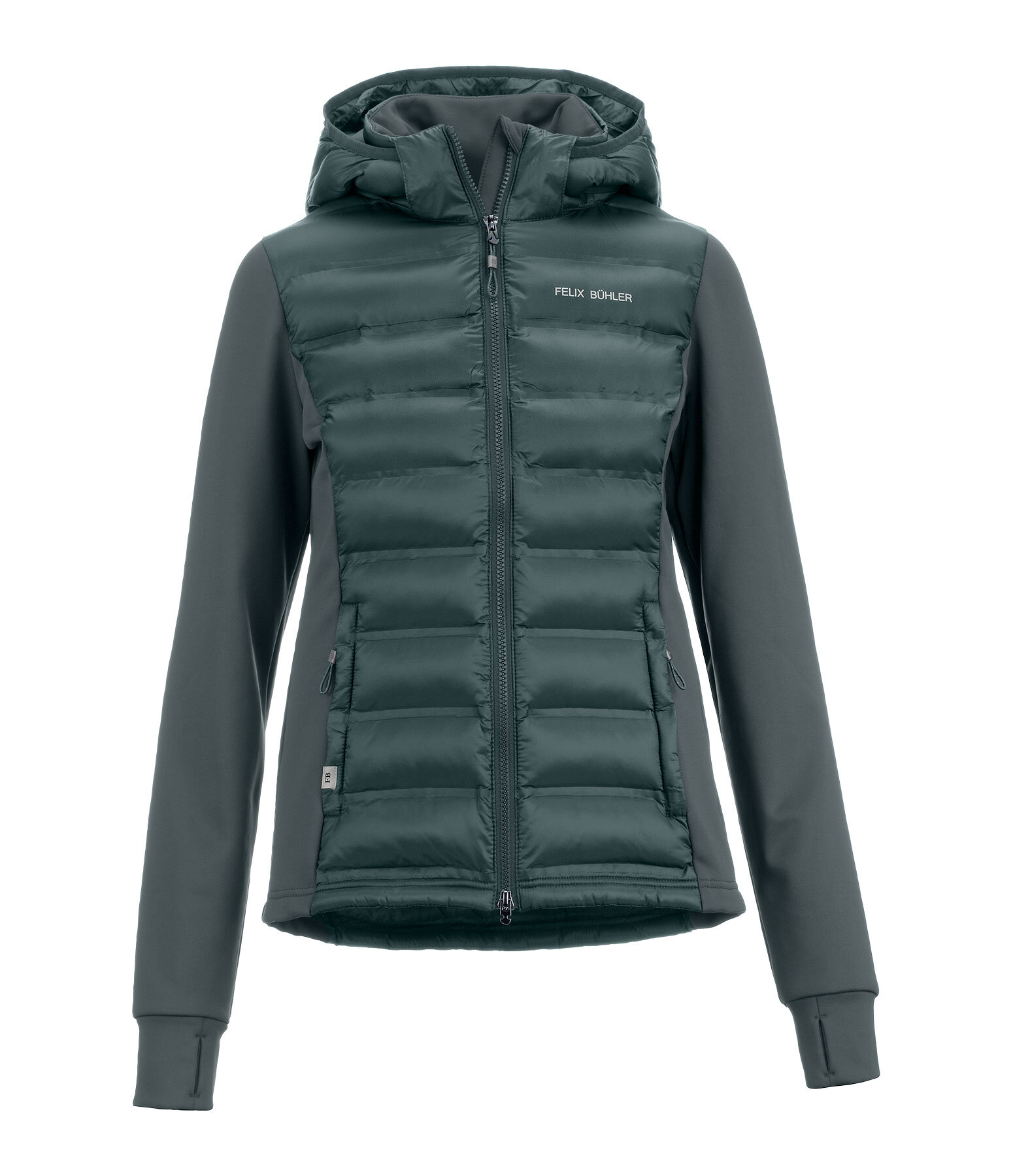 Veste d'�quitation bi-mati�re � capuche  Mara II