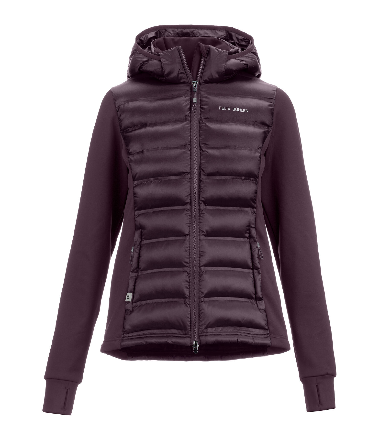 Veste d'�quitation bi-mati�re � capuche  Mara II