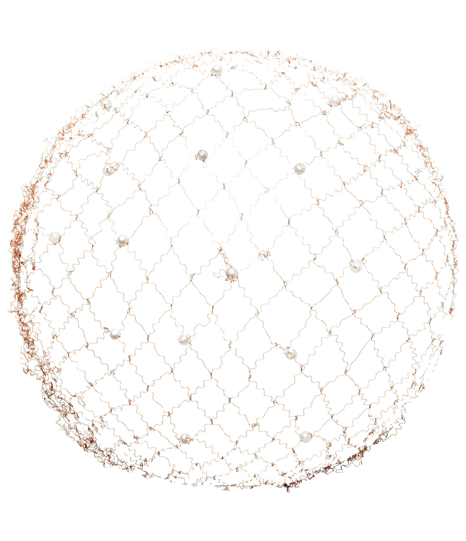 Filet  cheveux invisible avec perles