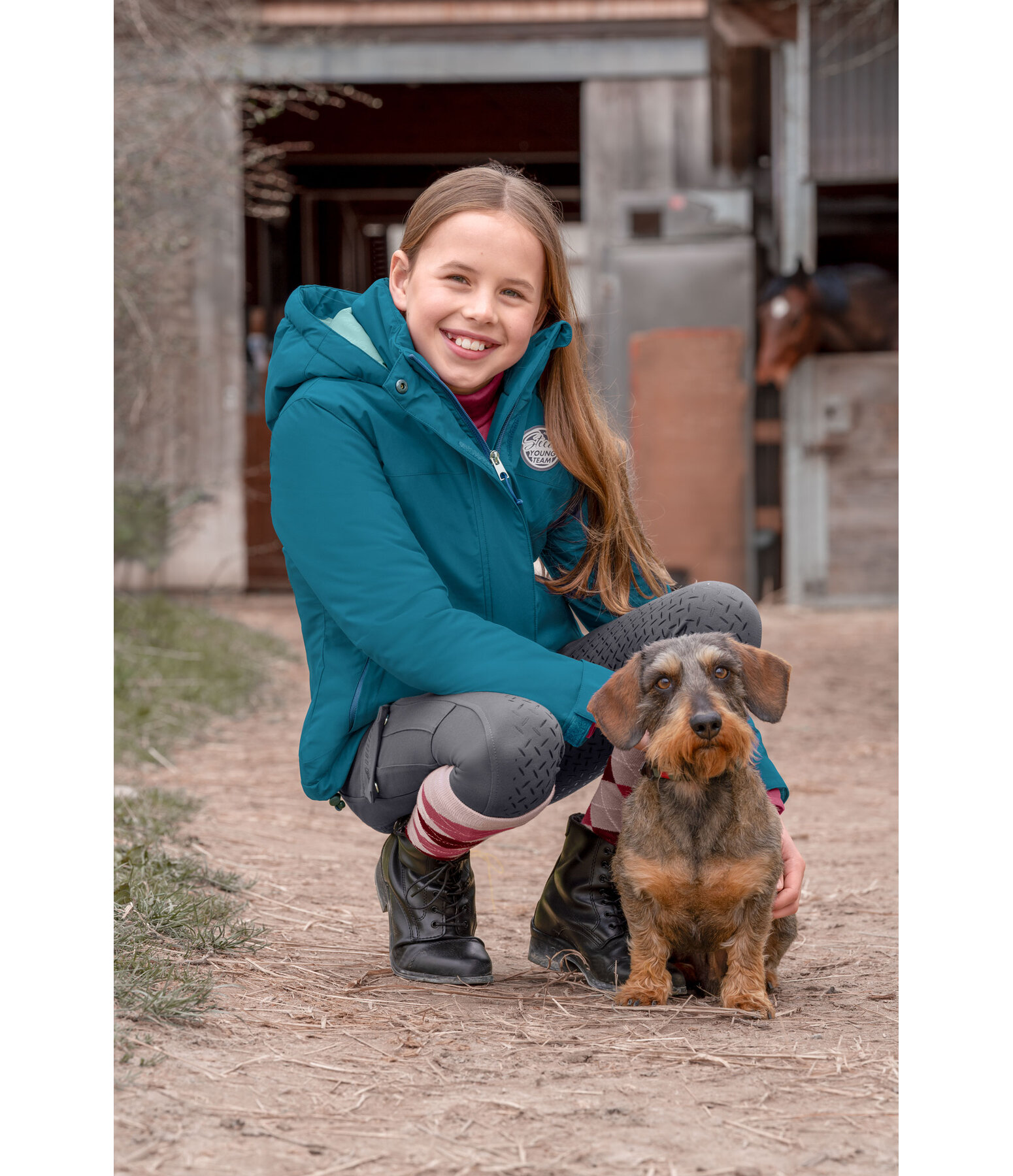 Veste d'quitation fonctionnelle enfant  Sky