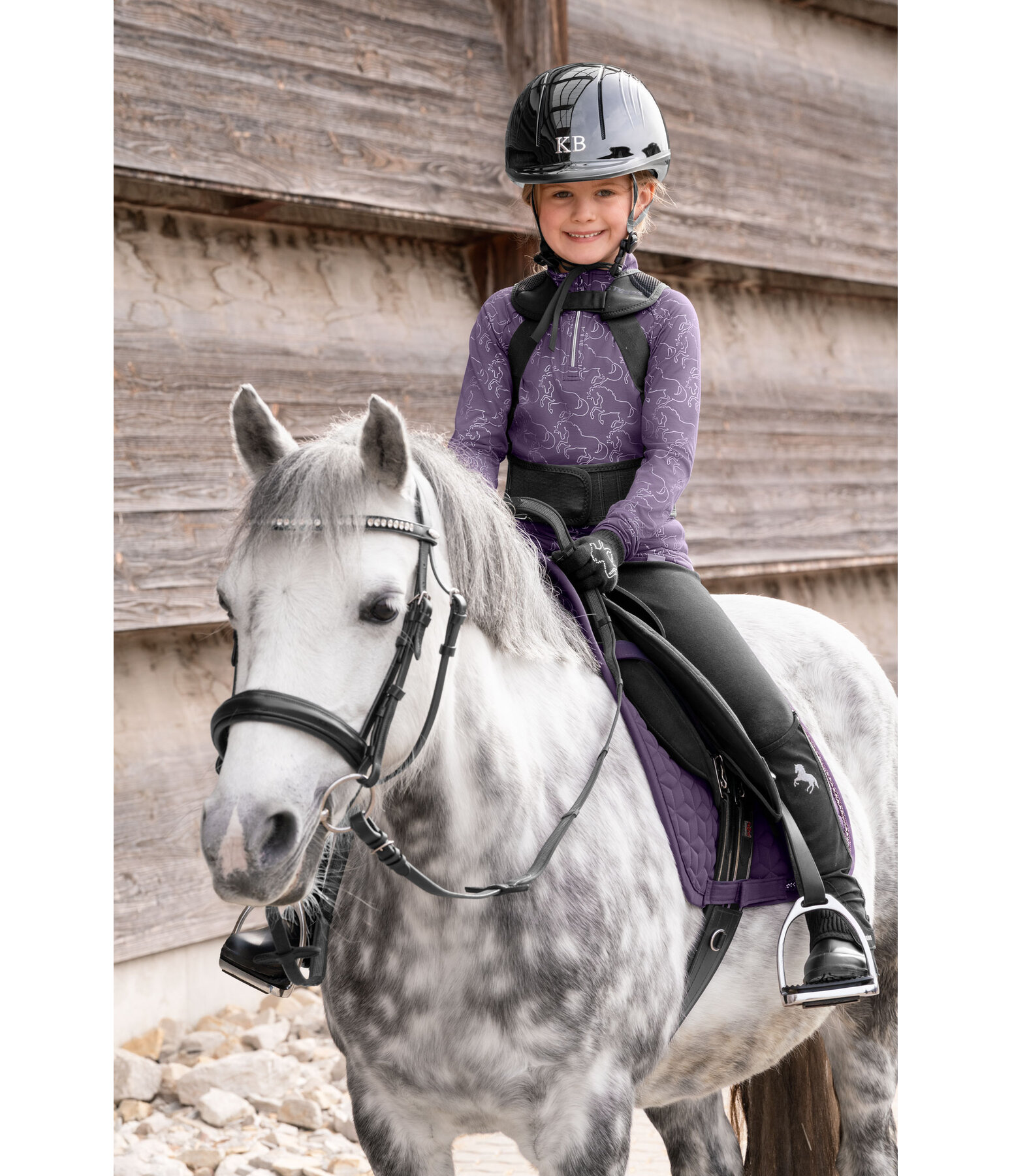 T-shirt technique  manches longues en stretch enfant  Xena