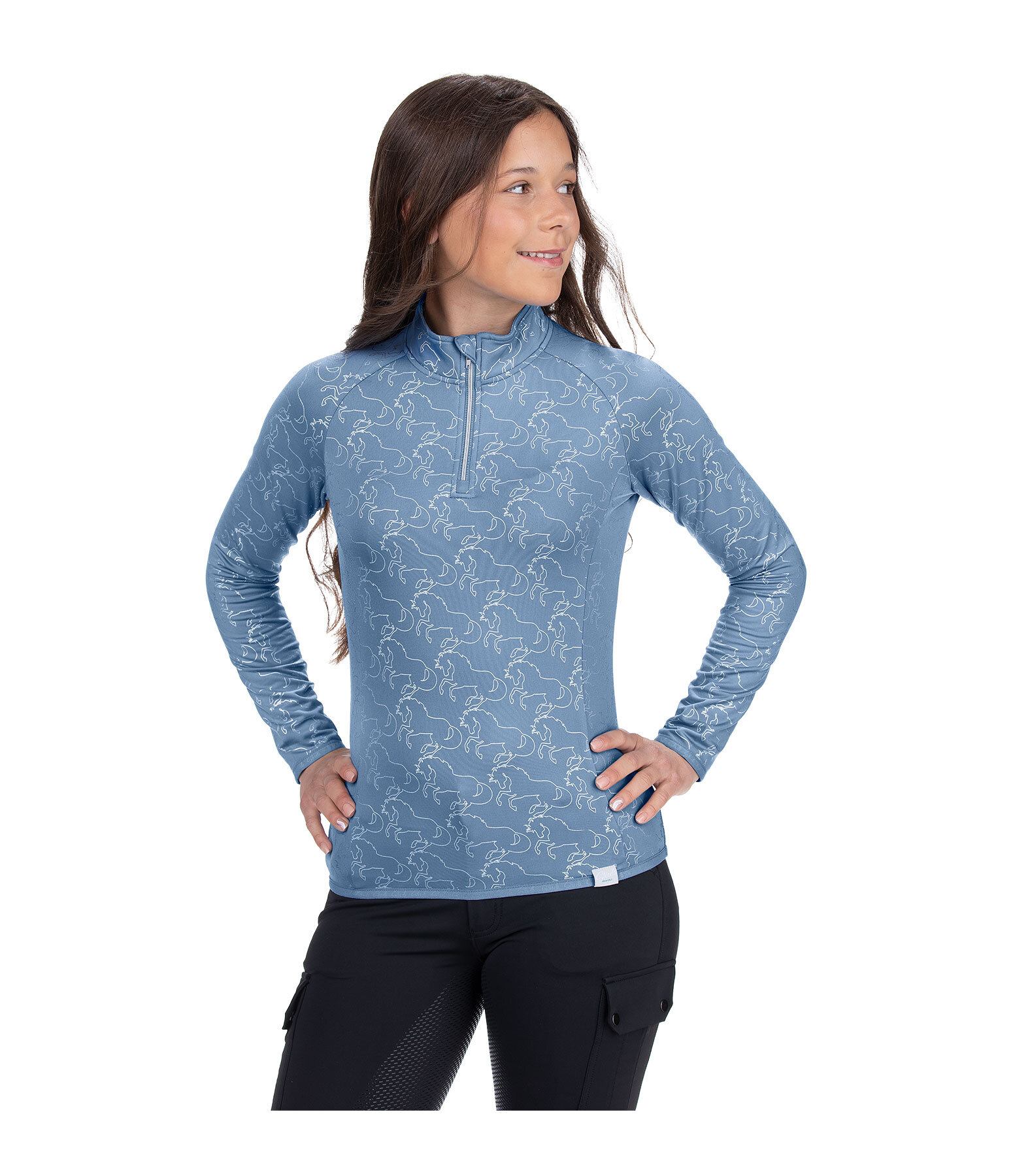 T-shirt technique  manches longues en stretch enfant  Xena