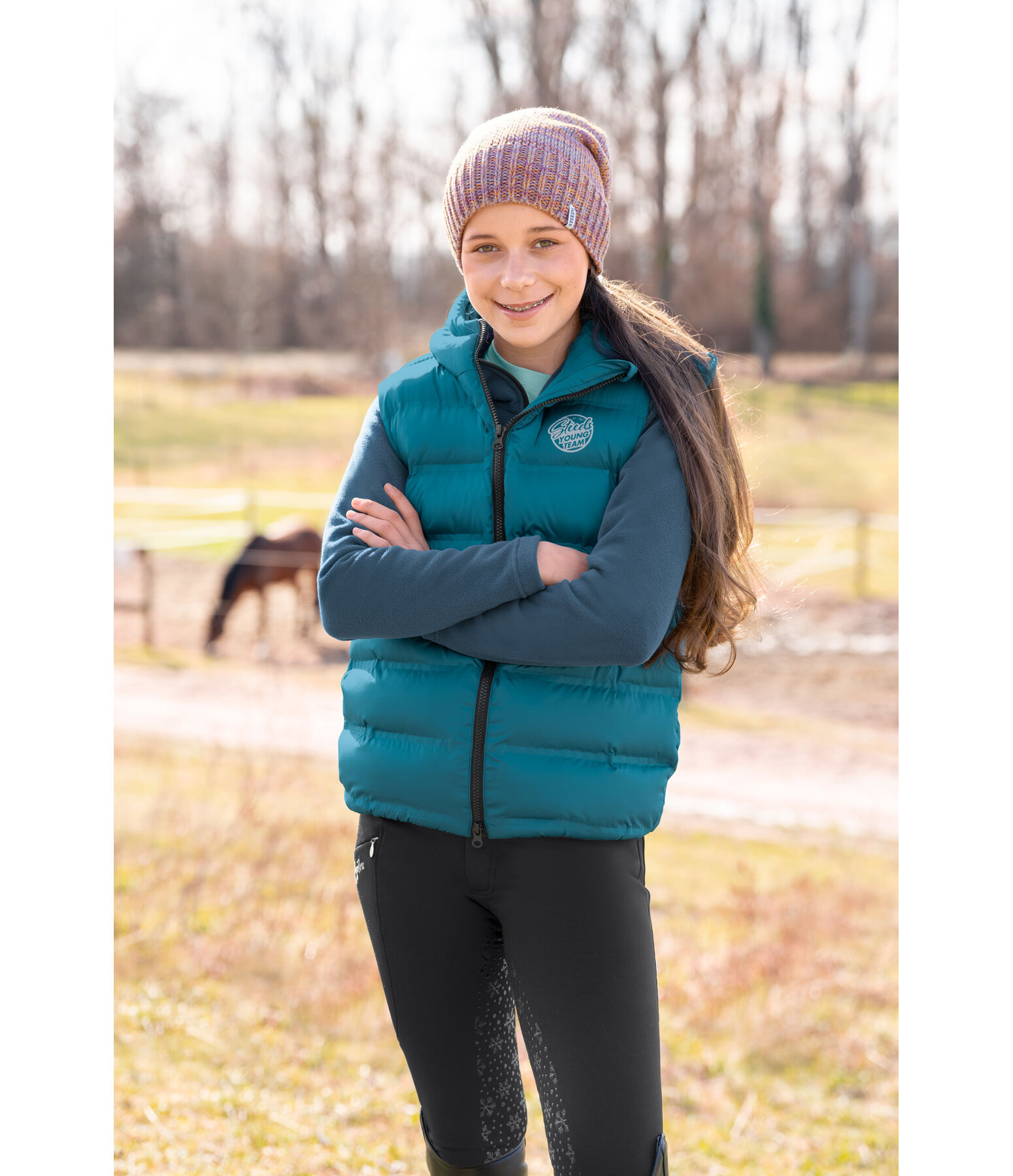 Gilet d'quitation  capuche Enfant  Calla