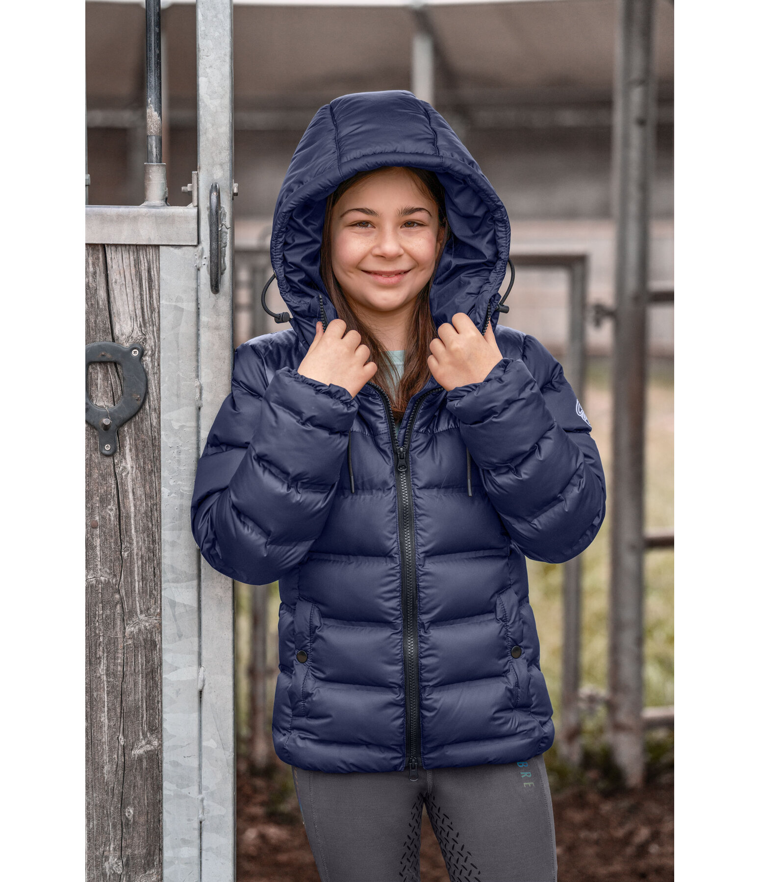 Veste d'quitation matelasse hiver enfant  Fenna