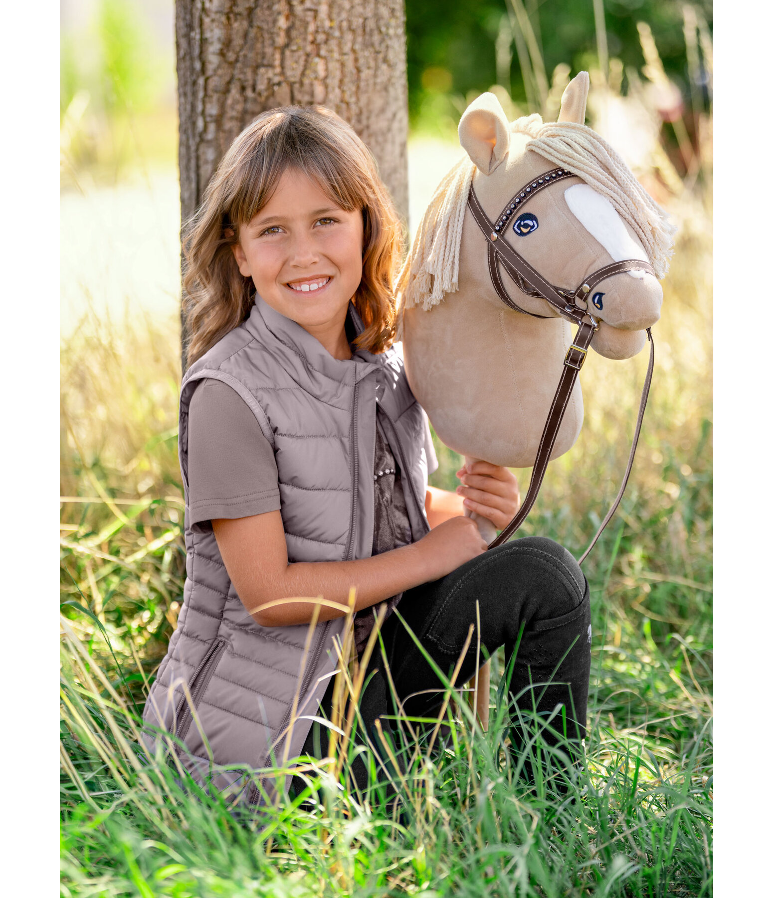 Gilet d'�quitation matelass� enfant  Jane