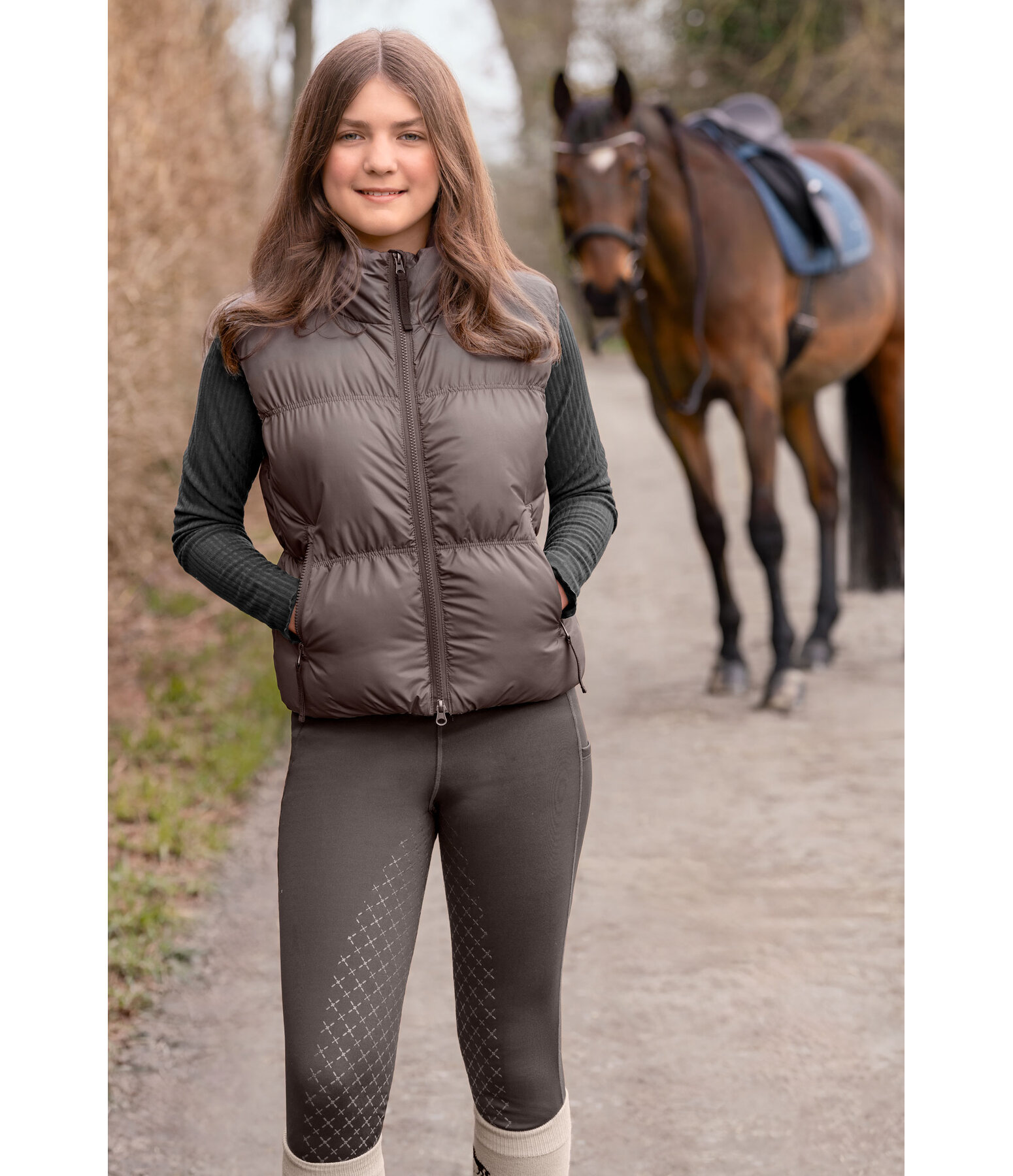 Gilet matelass� cropped enfant