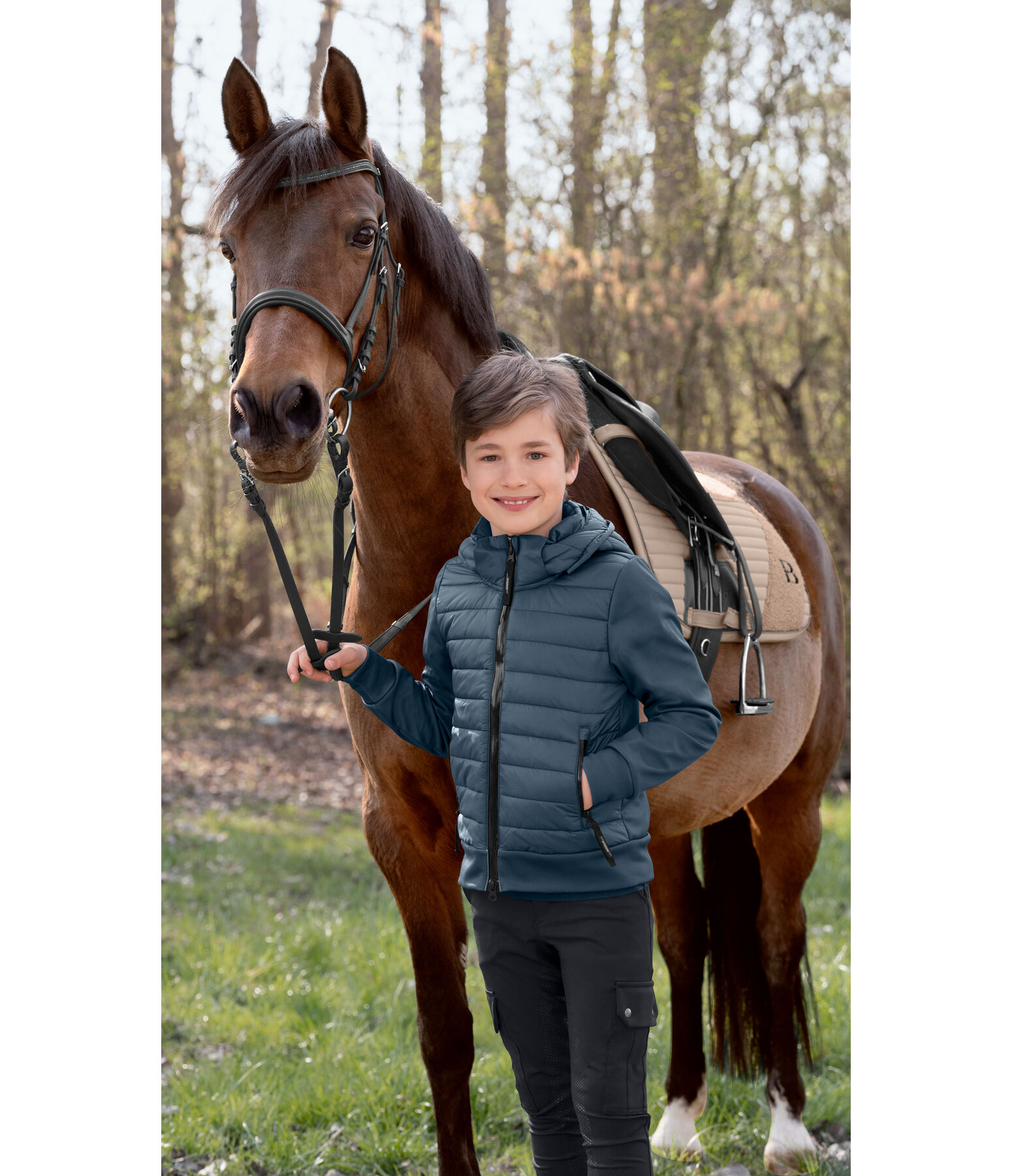 Veste softshell bi-mati�re pour enfant  Nika II
