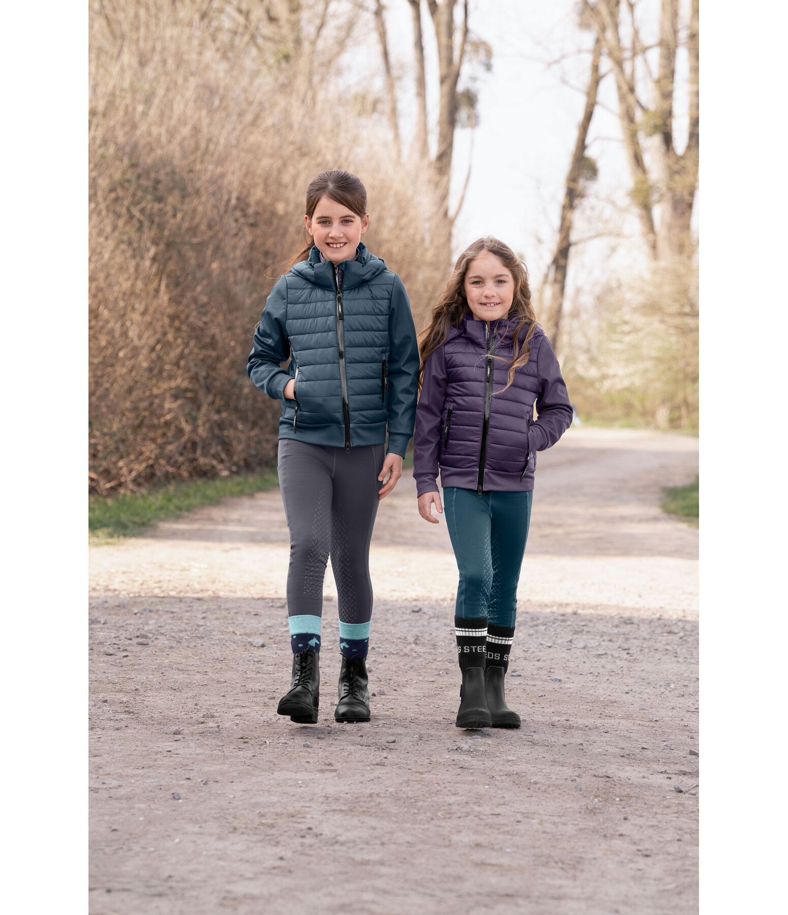 Veste softshell bi-mati�re pour enfant  Nika II