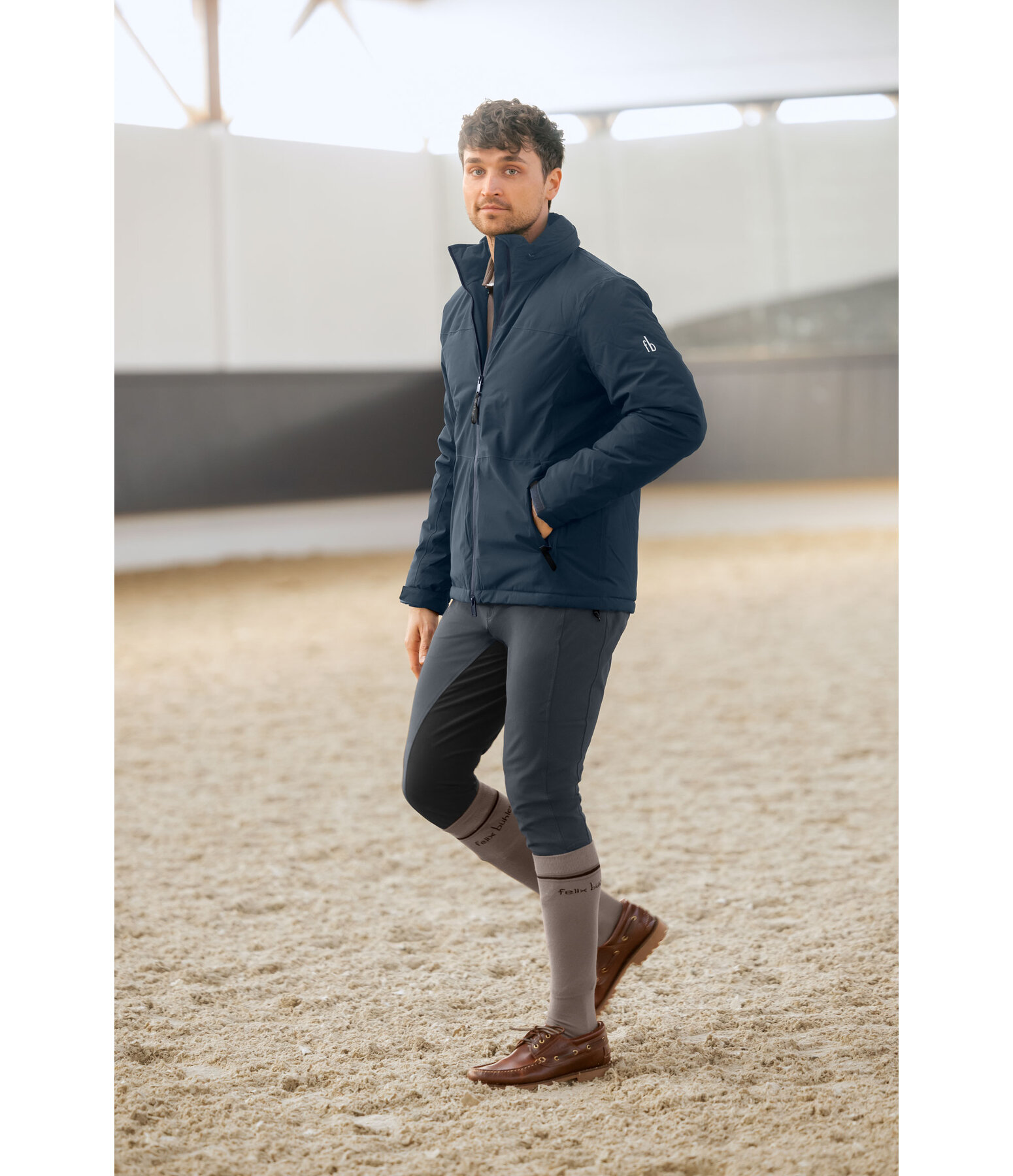 Veste d'�quitation technique d'hiver homme  Woodstock