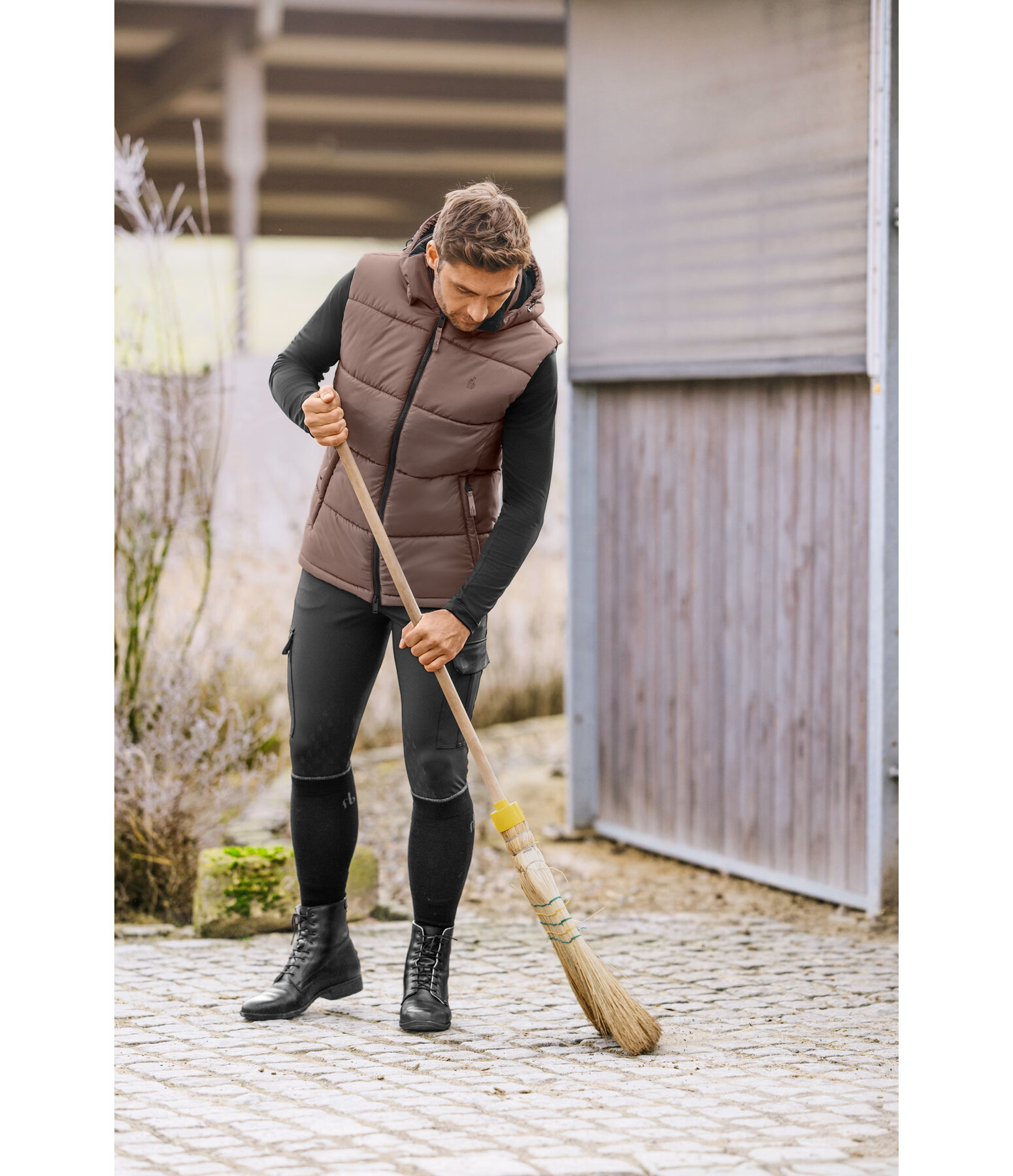 Gilet d'quitation matelass homme  Omaha