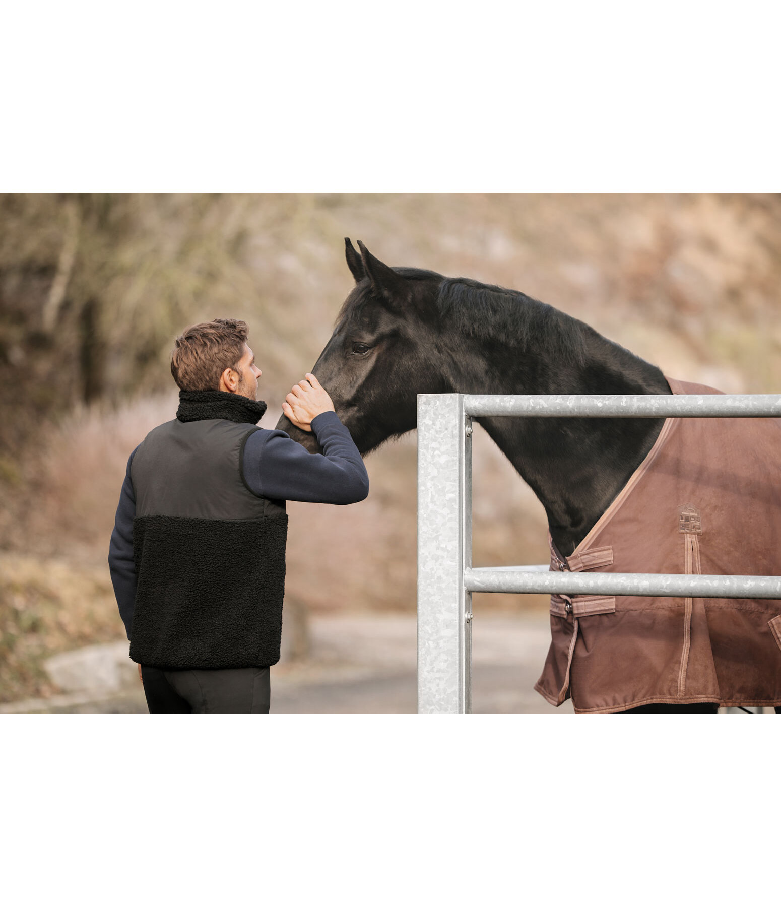 Gilet bi-matire avec polaire Teddy homme  Minnesota