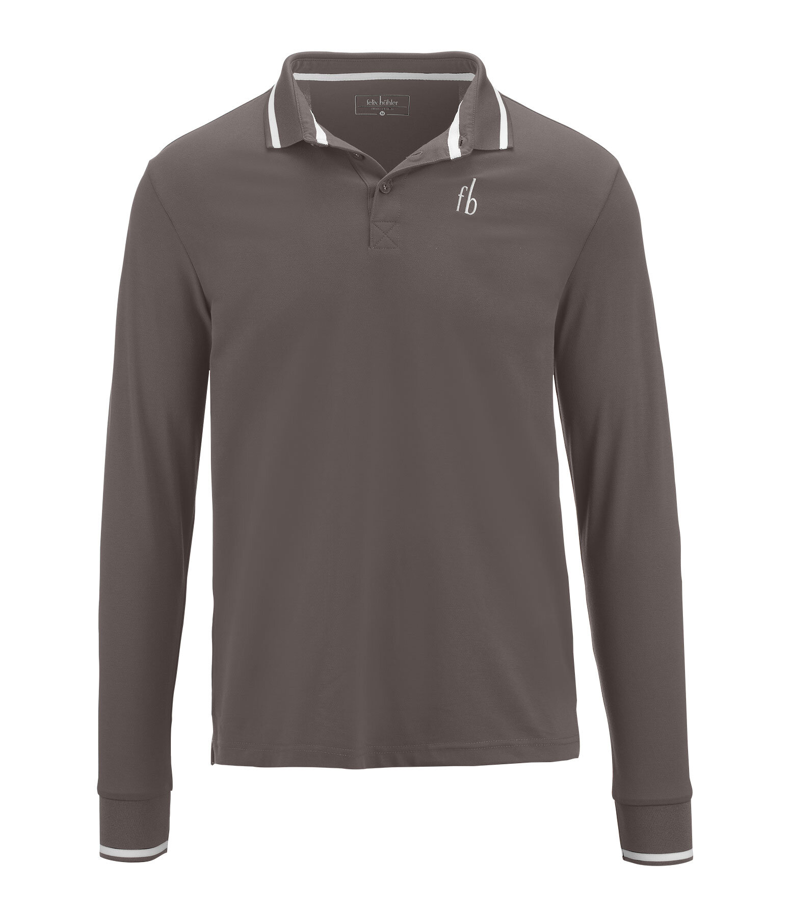 Polo technique � manches longues homme