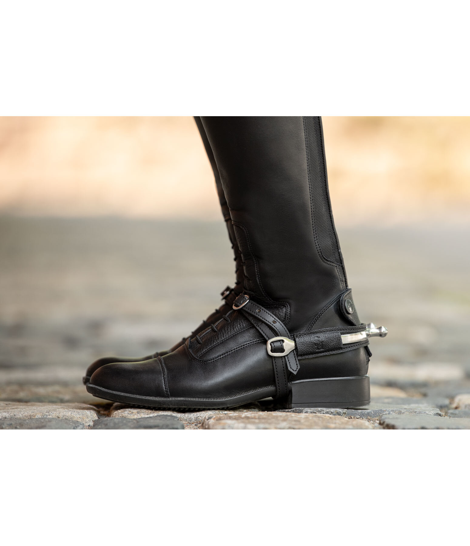 Gaines d'perons en cuir  Soft