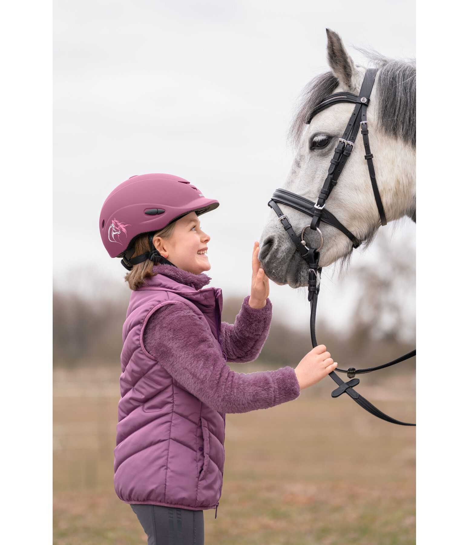 Casque d'quitation enfant  Sunny II Horse Love