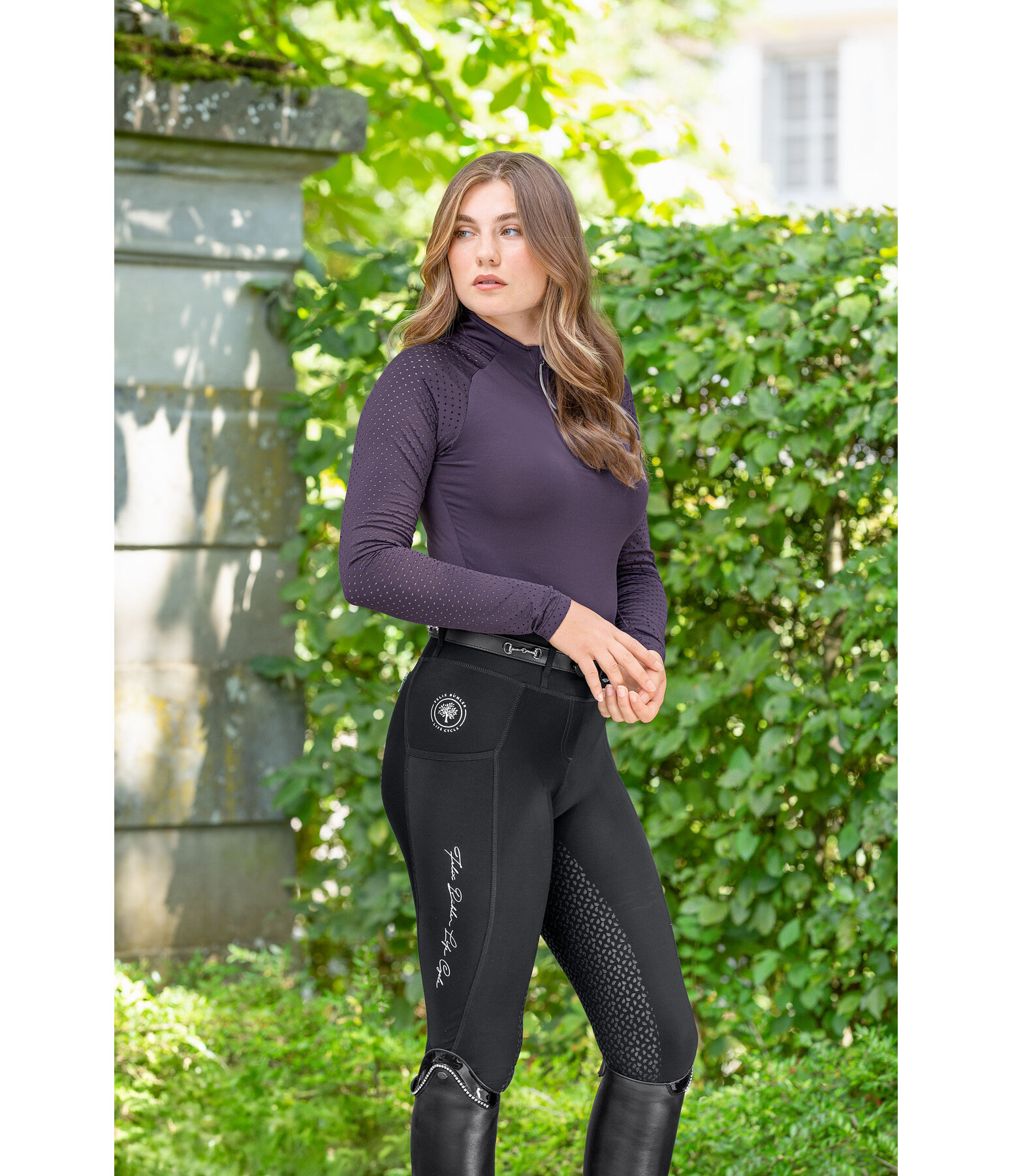 Legging d'quitation  fond intgral Grip  Life Cycle