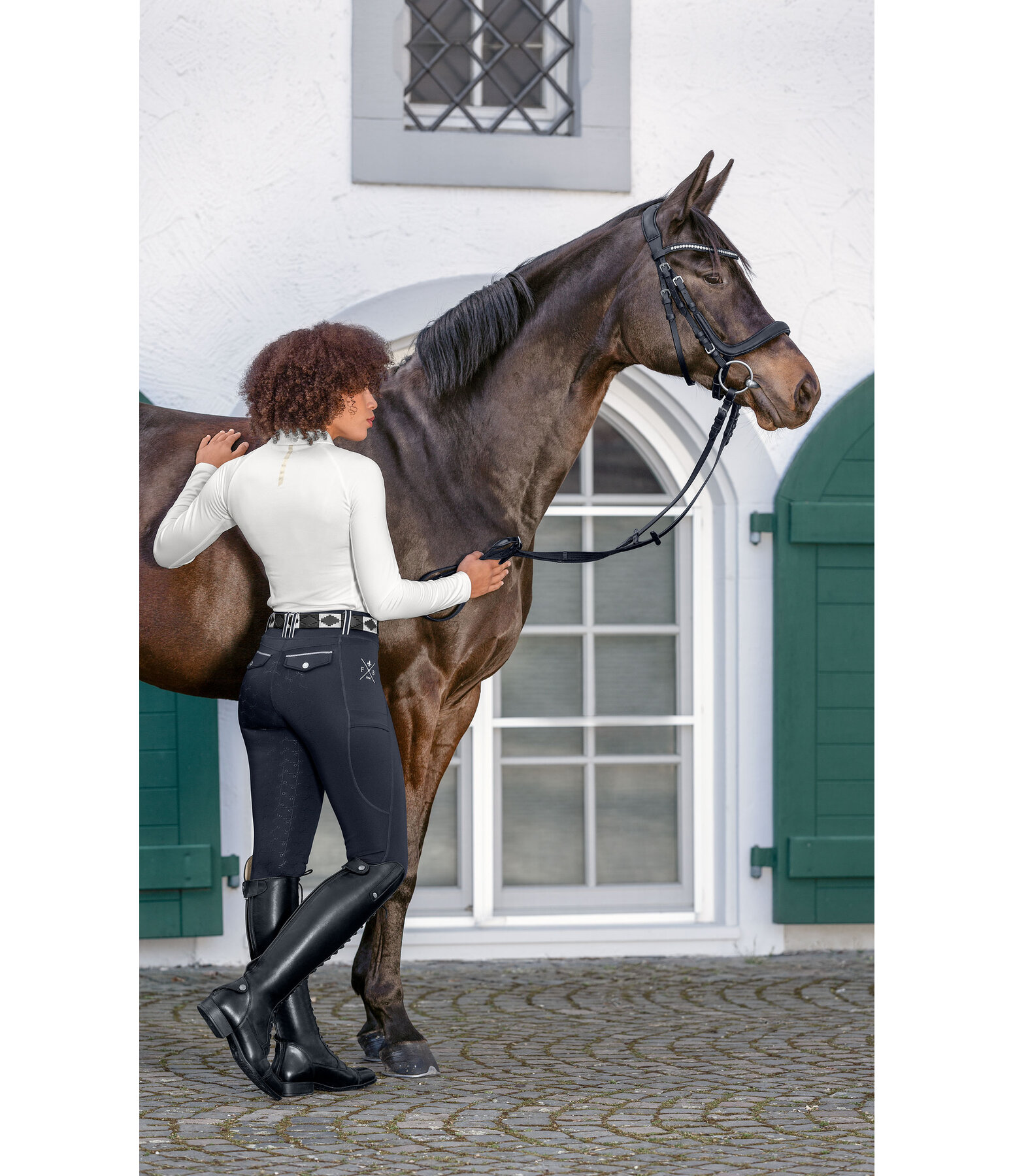 Pantalon d'équitation à fond intégral Grip Basic - Kramer Paardensport