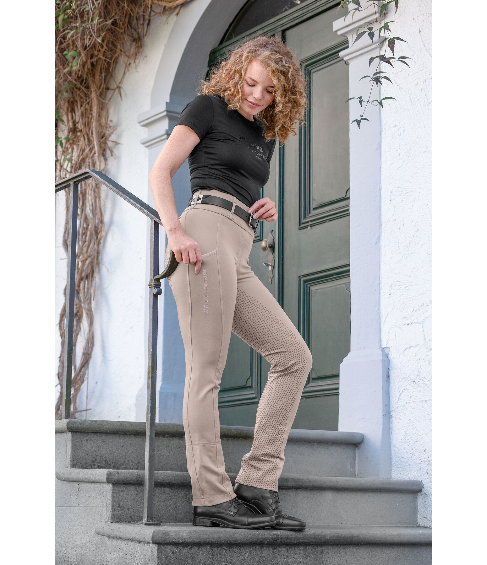 Legging d'quitation jodhpur  fond intgral grip  Theresa